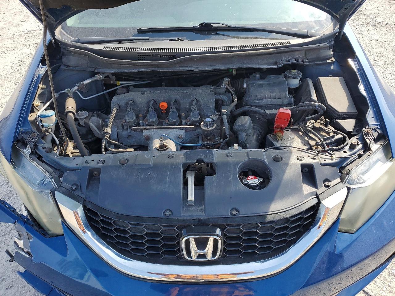 2015 Honda Civic Lx Blue vin: 2HGFB2F5XFH059307