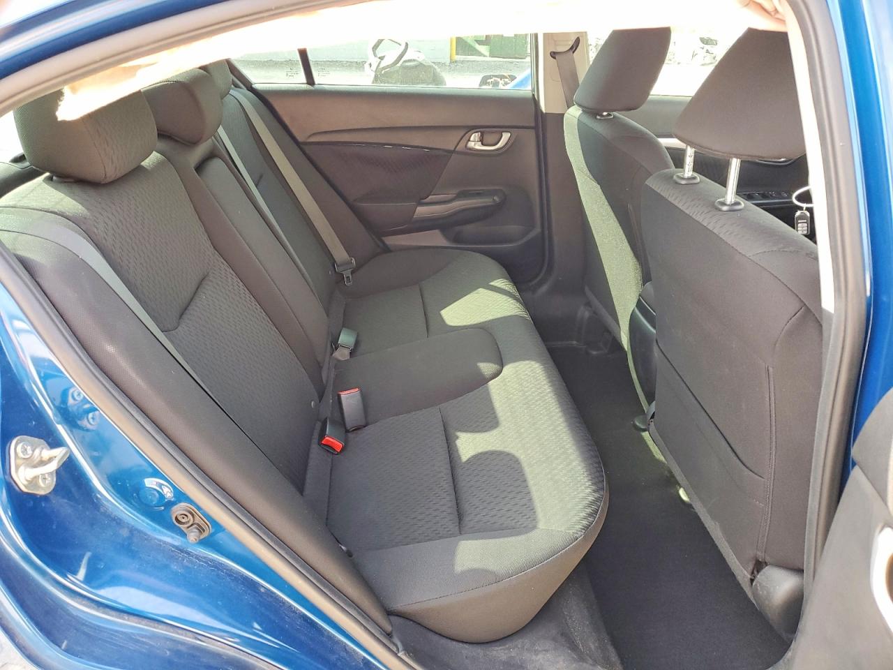 2015 Honda Civic Lx Blue vin: 2HGFB2F5XFH059307