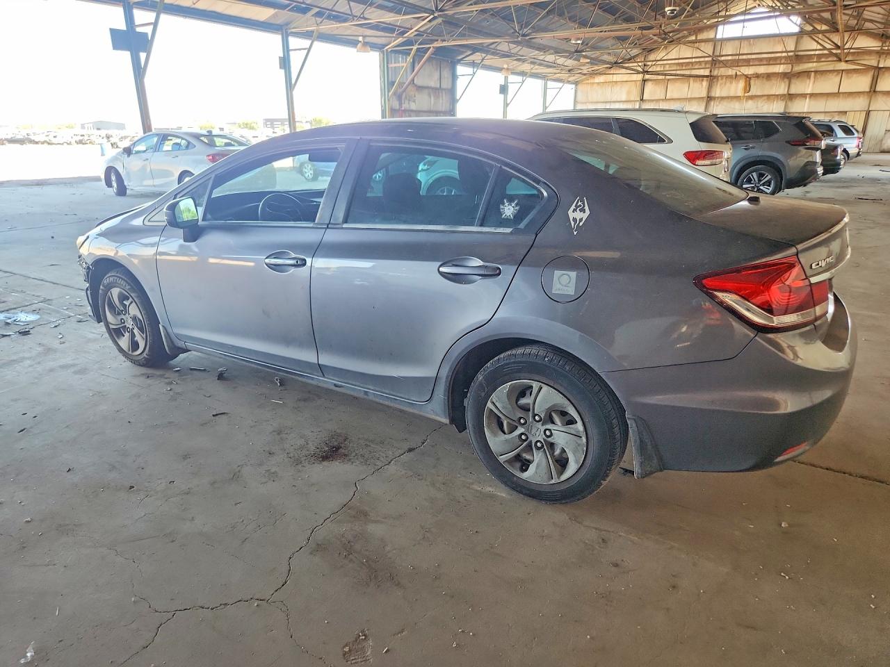 2015 Honda Civic Lx Charcoal vin: 2HGFB2F5XFH532624