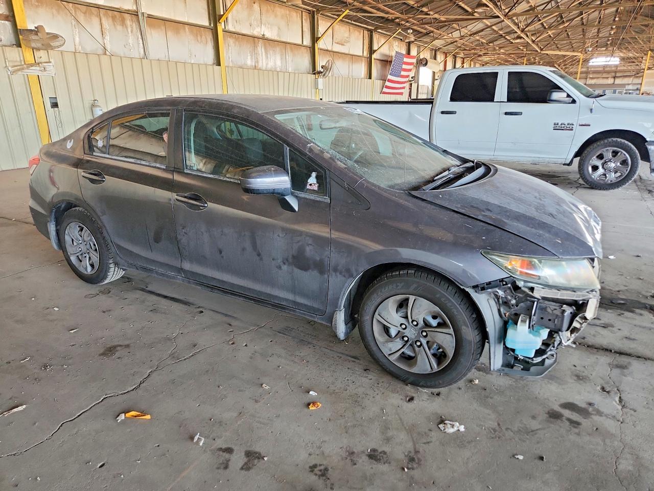 2015 Honda Civic Lx Charcoal vin: 2HGFB2F5XFH532624