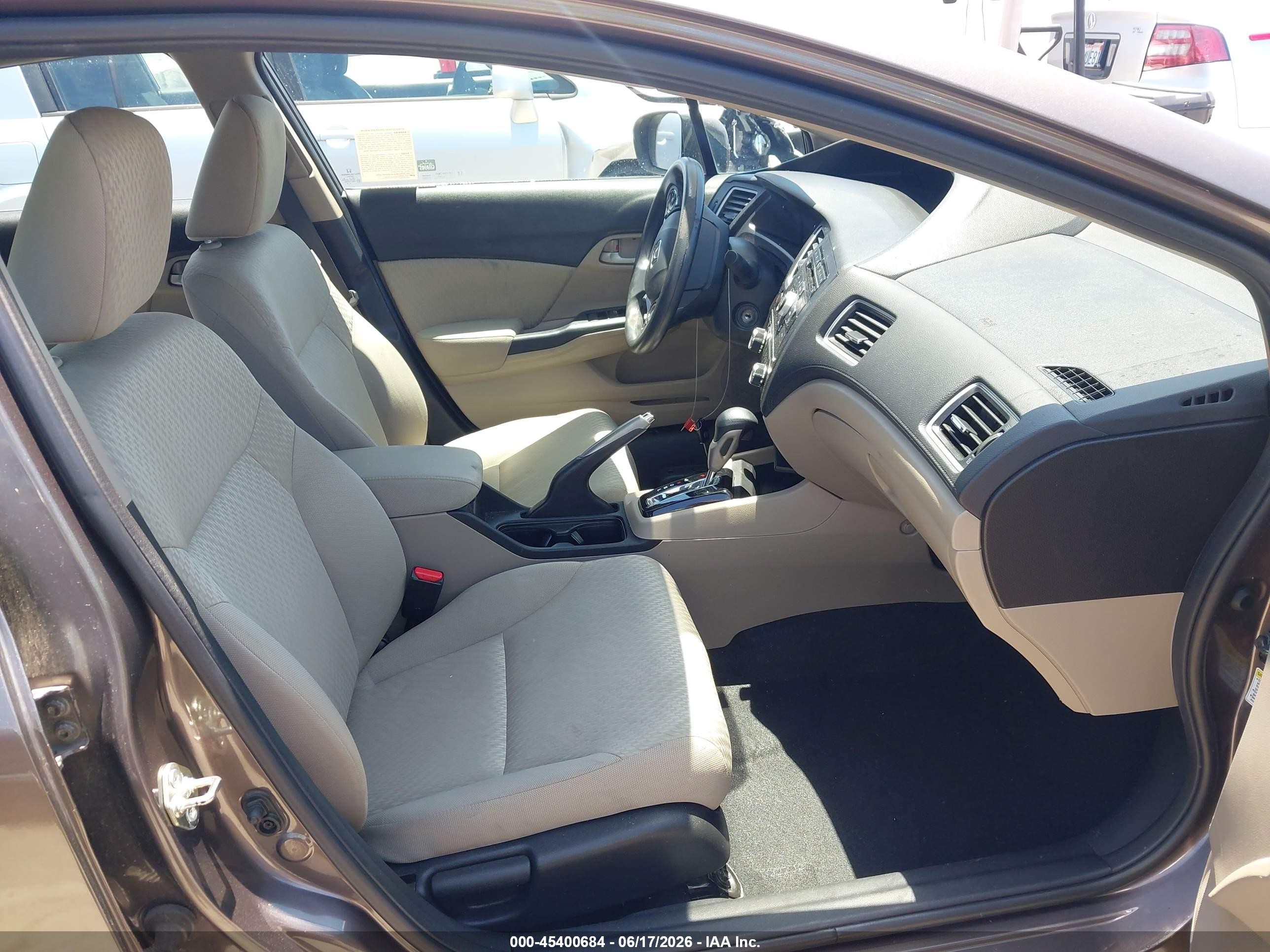 2015 Honda Civic Lx Gray vin: 2HGFB2F5XFH533840