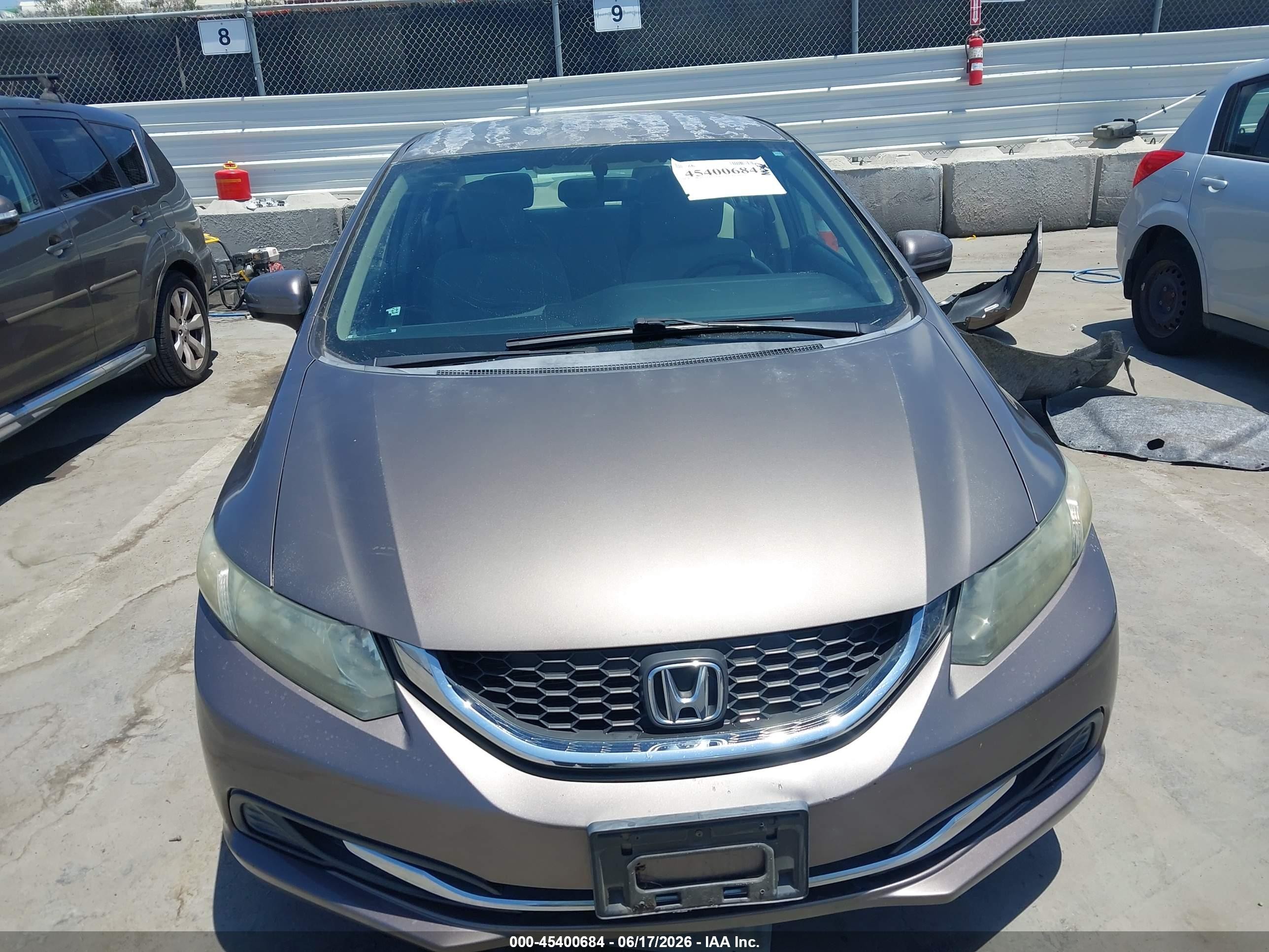2015 Honda Civic Lx Gray vin: 2HGFB2F5XFH533840