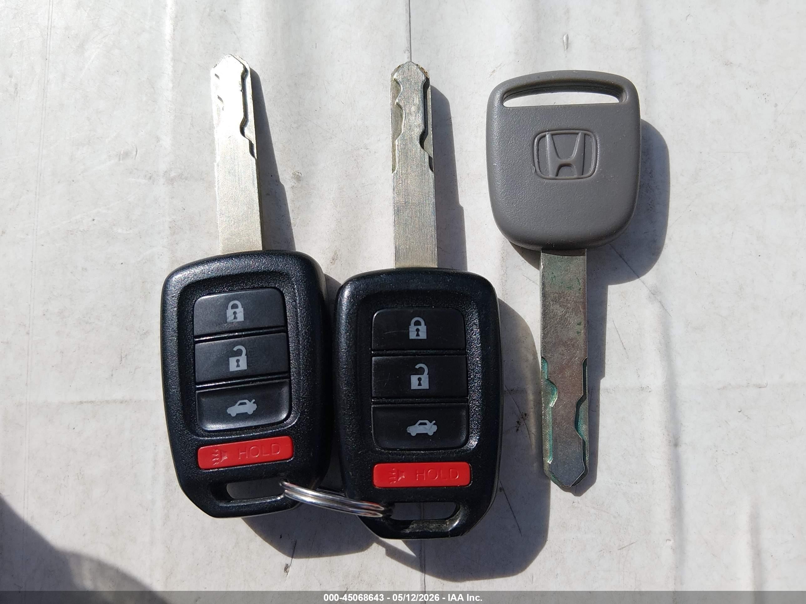 2015 Honda Civic Lx Red vin: 2HGFB2F5XFH539427