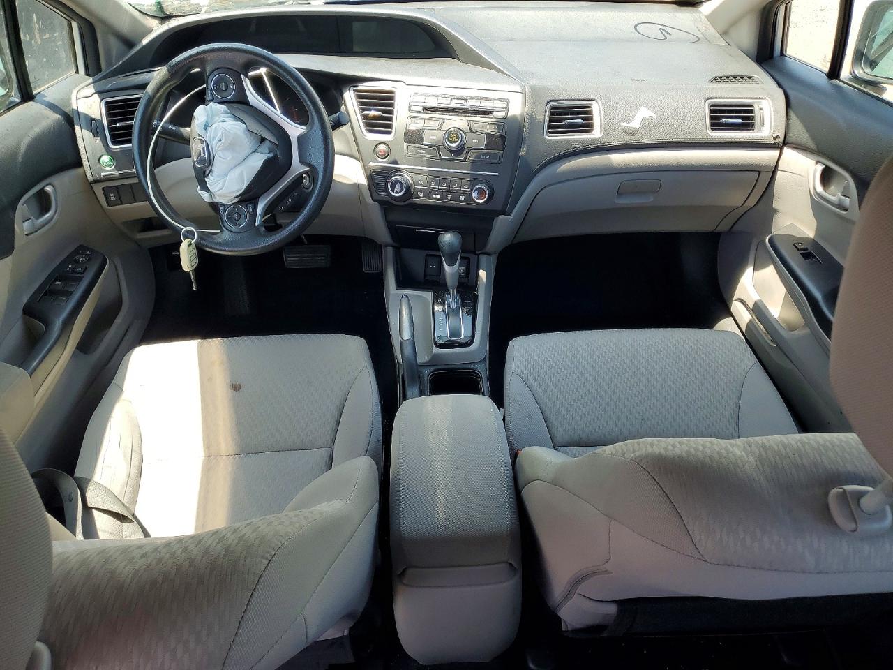 2015 Honda Civic Lx Silver vin: 2HGFB2F5XFH553392