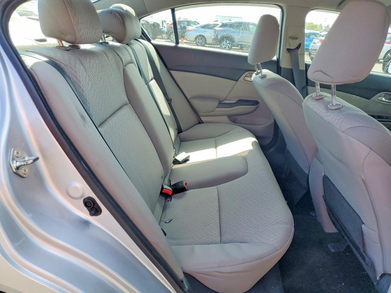 2015 Honda Civic Lx Silver vin: 2HGFB2F5XFH553392