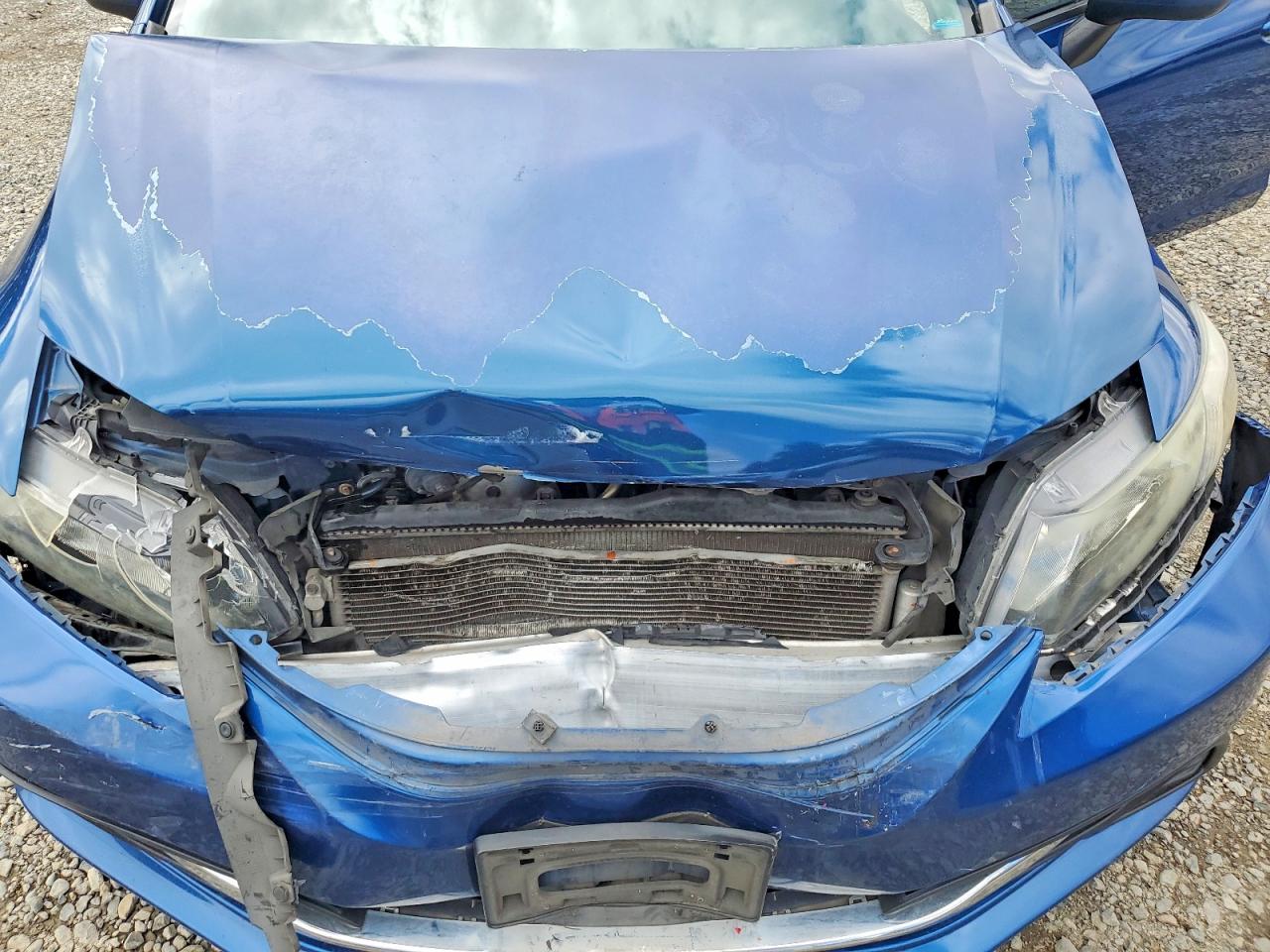 2015 Honda Civic Lx Синий vin: 2HGFB2F5XFH554266