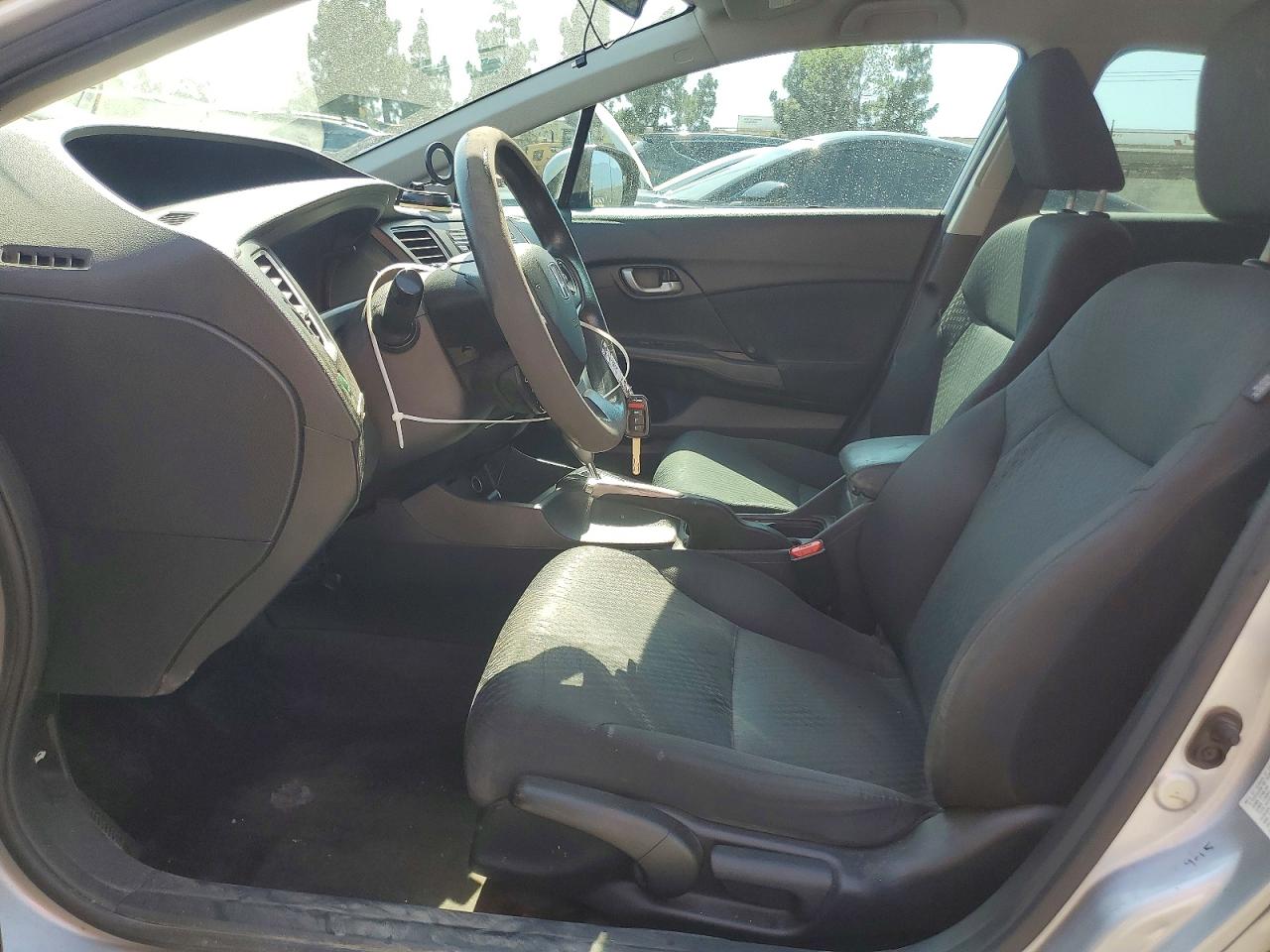 2015 Honda Civic Lx Silver vin: 2HGFB2F5XFH559547