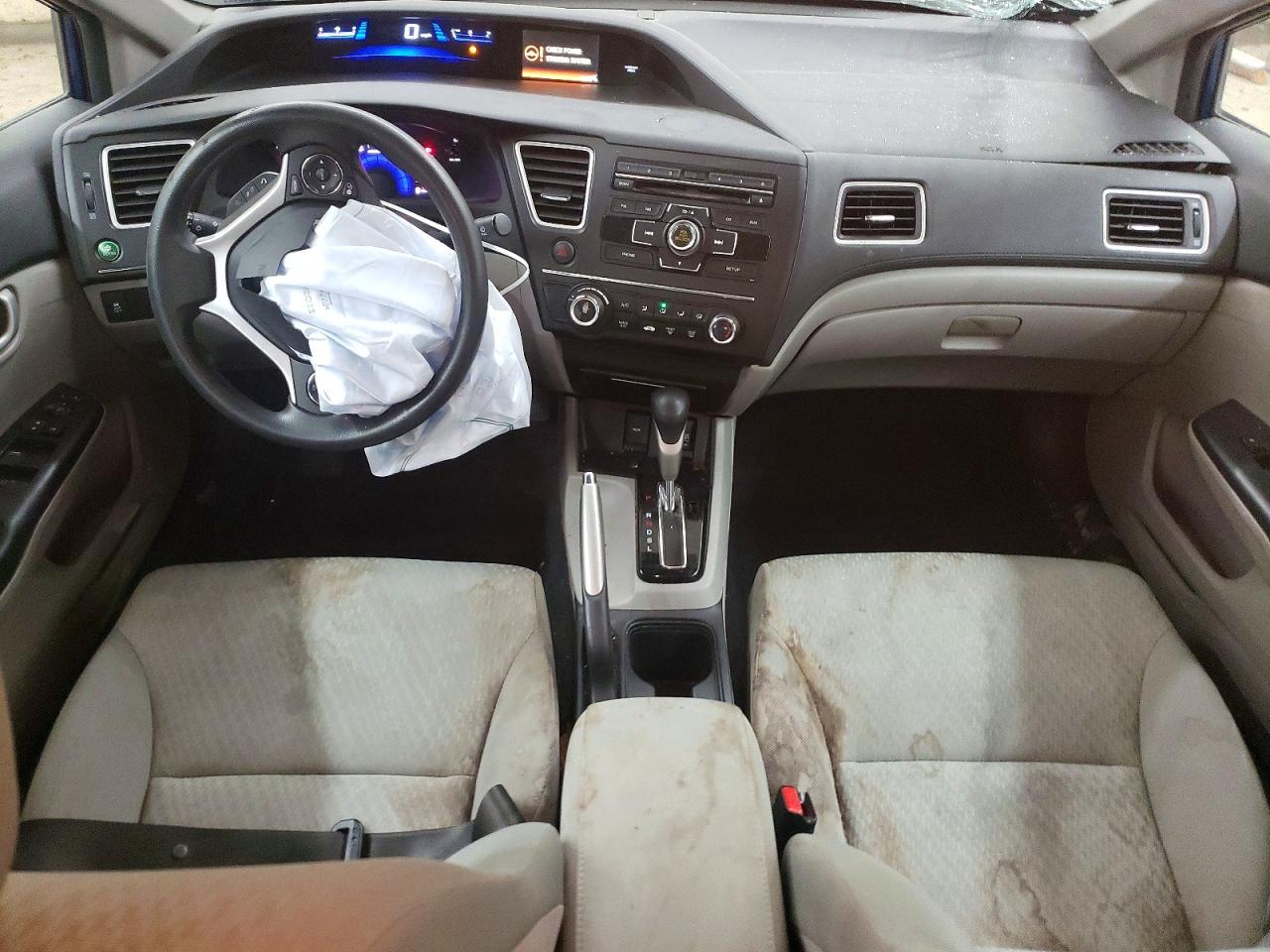 2015 Honda Civic Lx Blue vin: 2HGFB2F5XFH562190