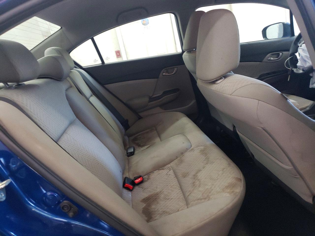 2015 Honda Civic Lx Blue vin: 2HGFB2F5XFH562190