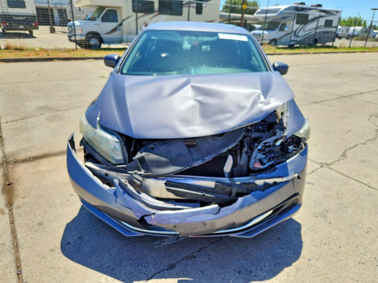 2015 Honda Civic Lx Gray vin: 2HGFB2F5XFH565106