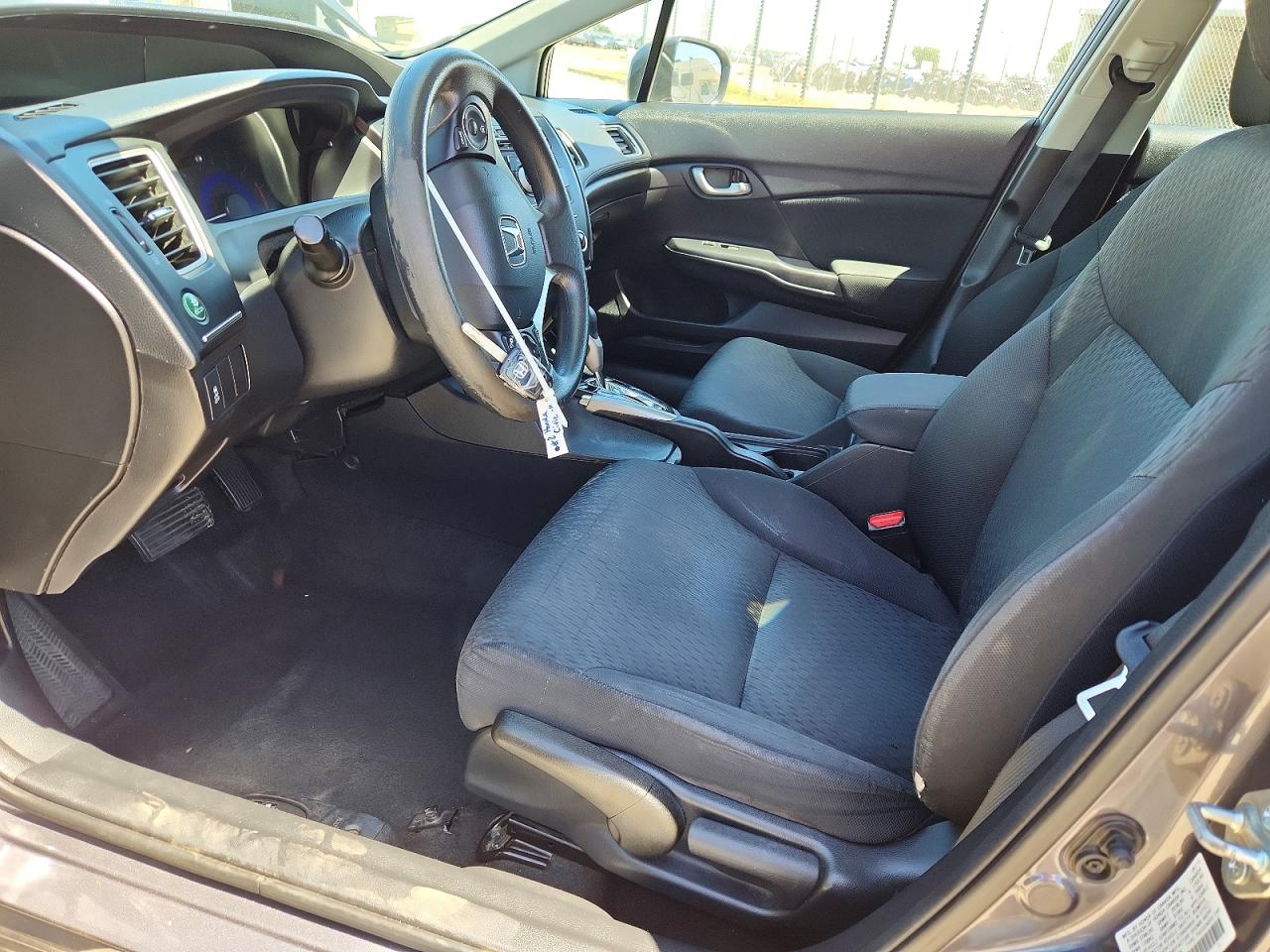 2015 Honda Civic Lx Gray vin: 2HGFB2F5XFH565106
