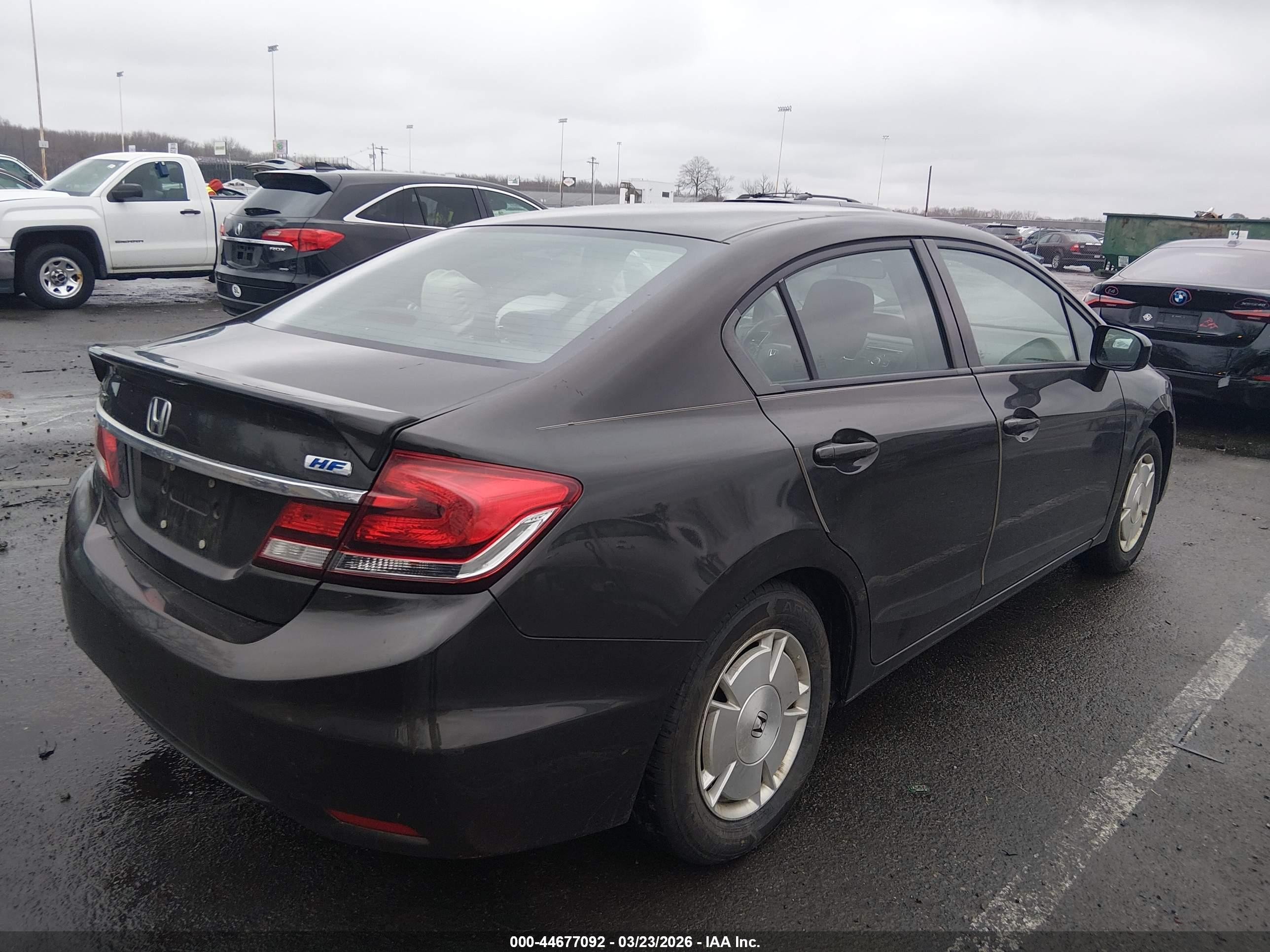 2014 Honda Civic Hf Коричневый vin: 2HGFB2F61EH542627