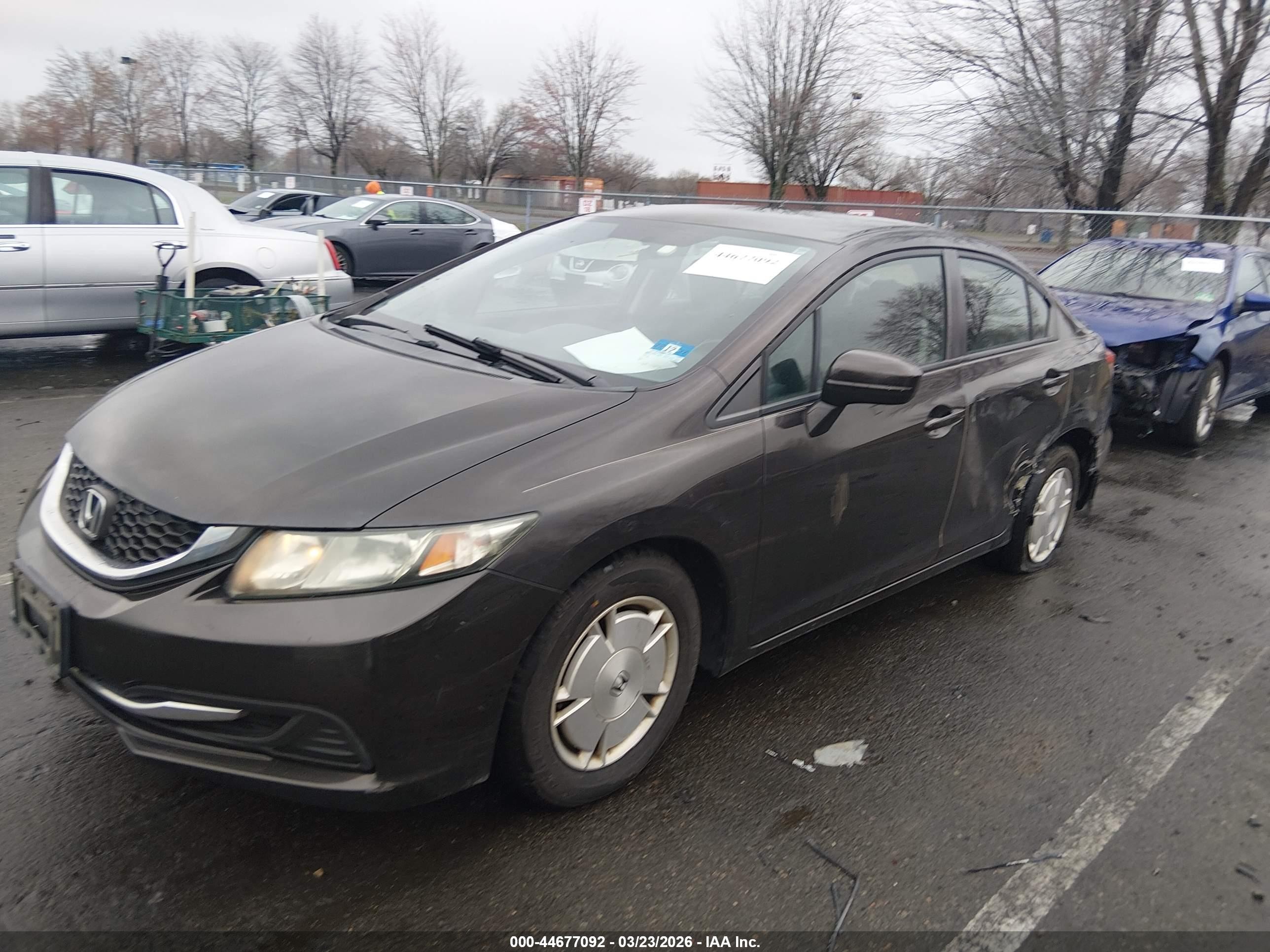 2014 Honda Civic Hf Коричневый vin: 2HGFB2F61EH542627
