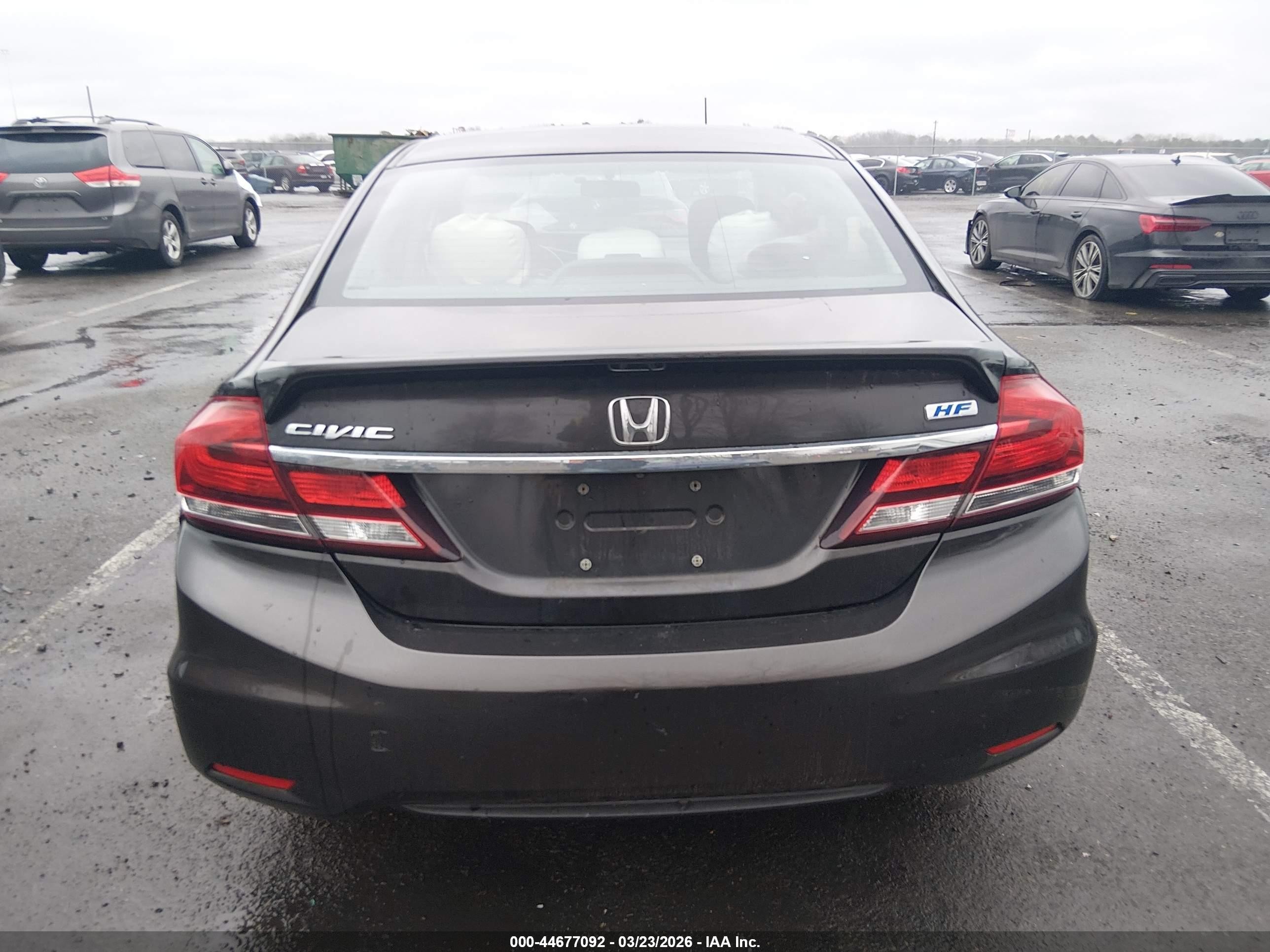 2014 Honda Civic Hf Коричневый vin: 2HGFB2F61EH542627