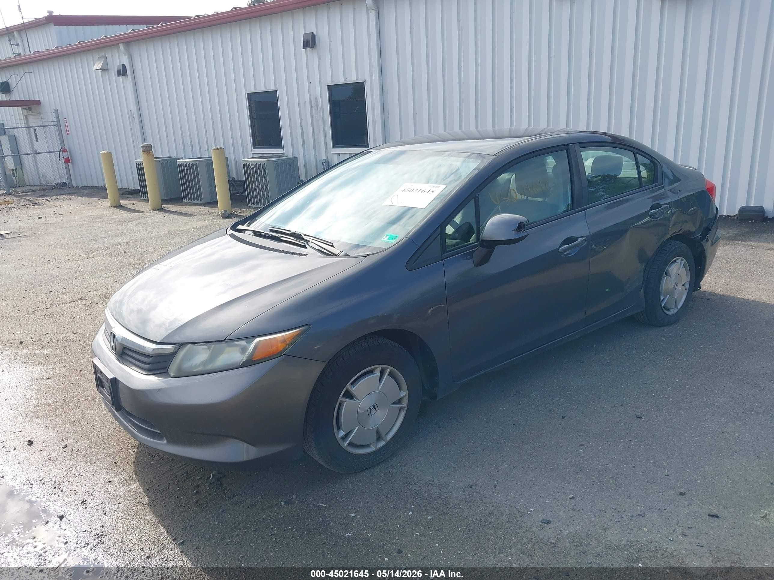 2012 Honda Civic Hf Gray vin: 2HGFB2F62CH518513