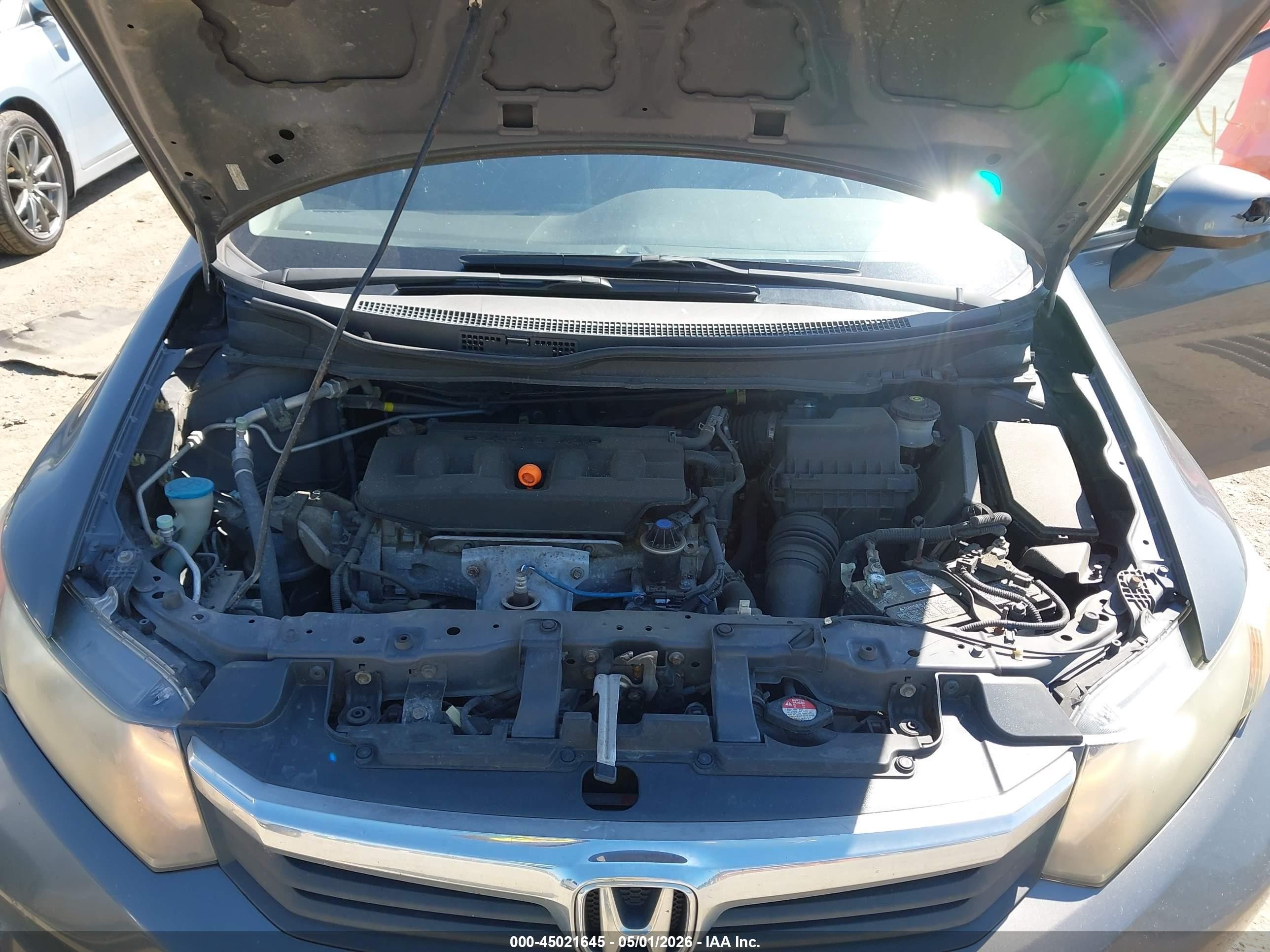 2012 Honda Civic Hf Gray vin: 2HGFB2F62CH518513
