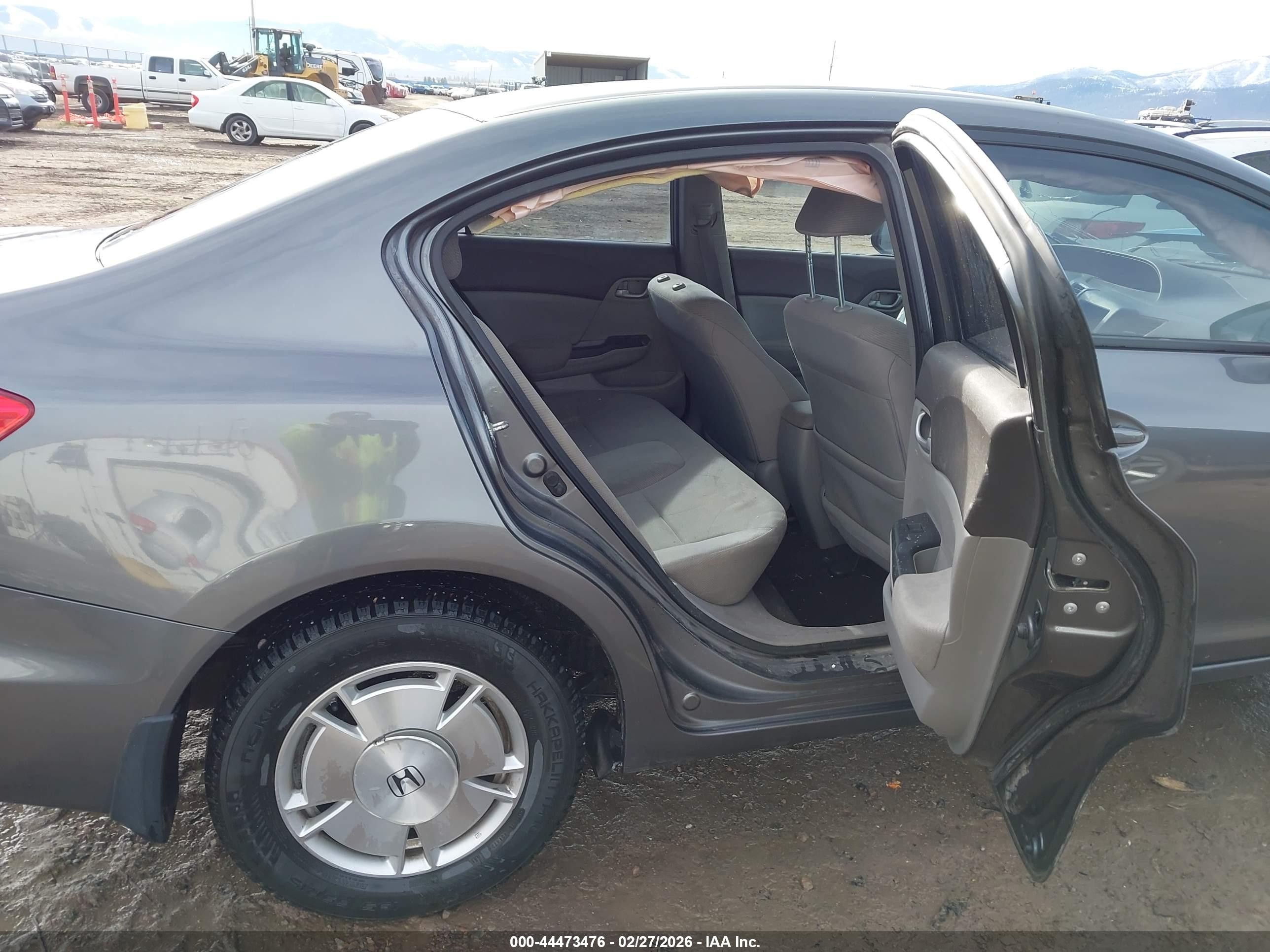 2012 Honda Civic Hf Серый vin: 2HGFB2F62CH546182