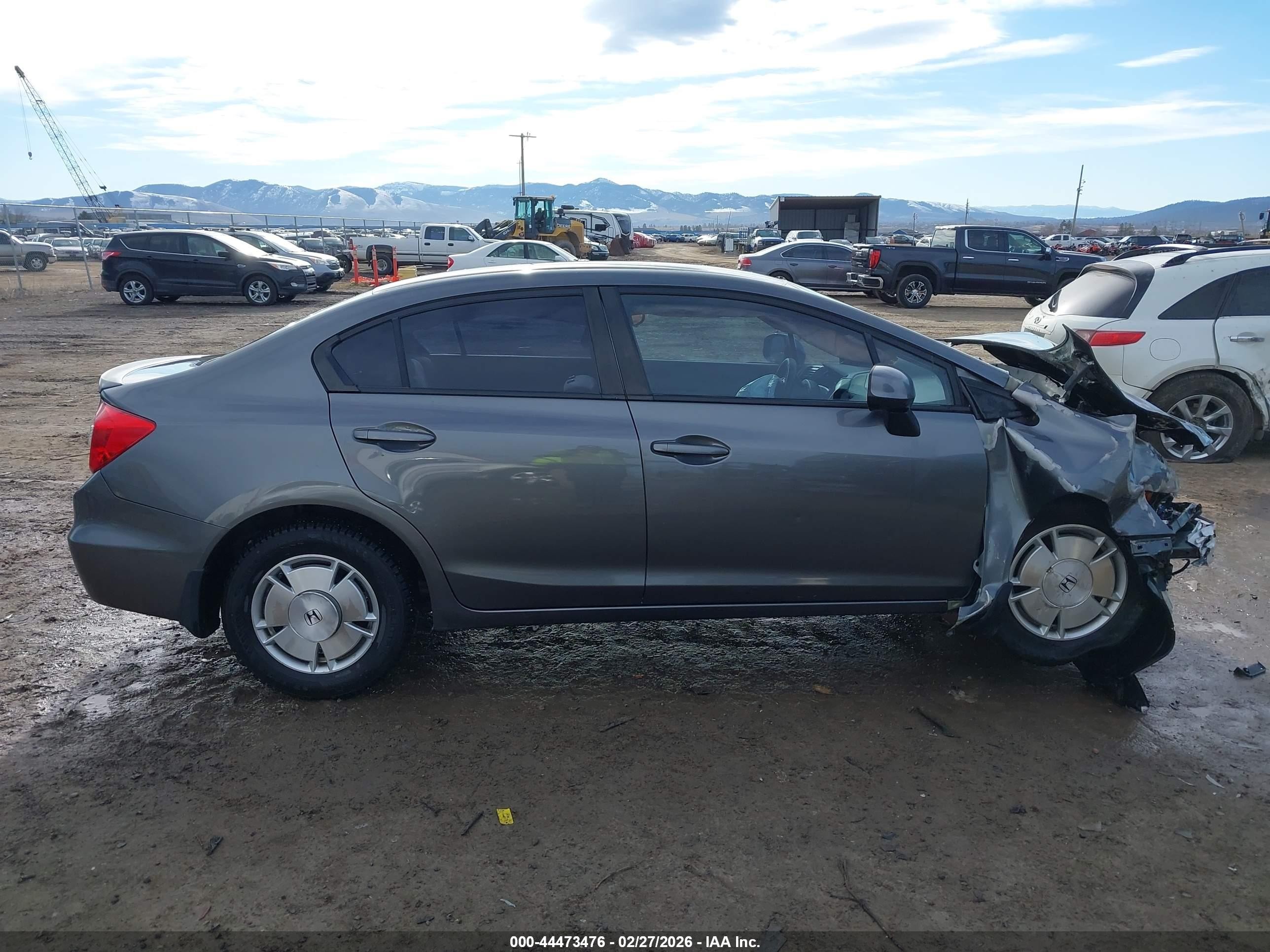 2012 Honda Civic Hf Серый vin: 2HGFB2F62CH546182