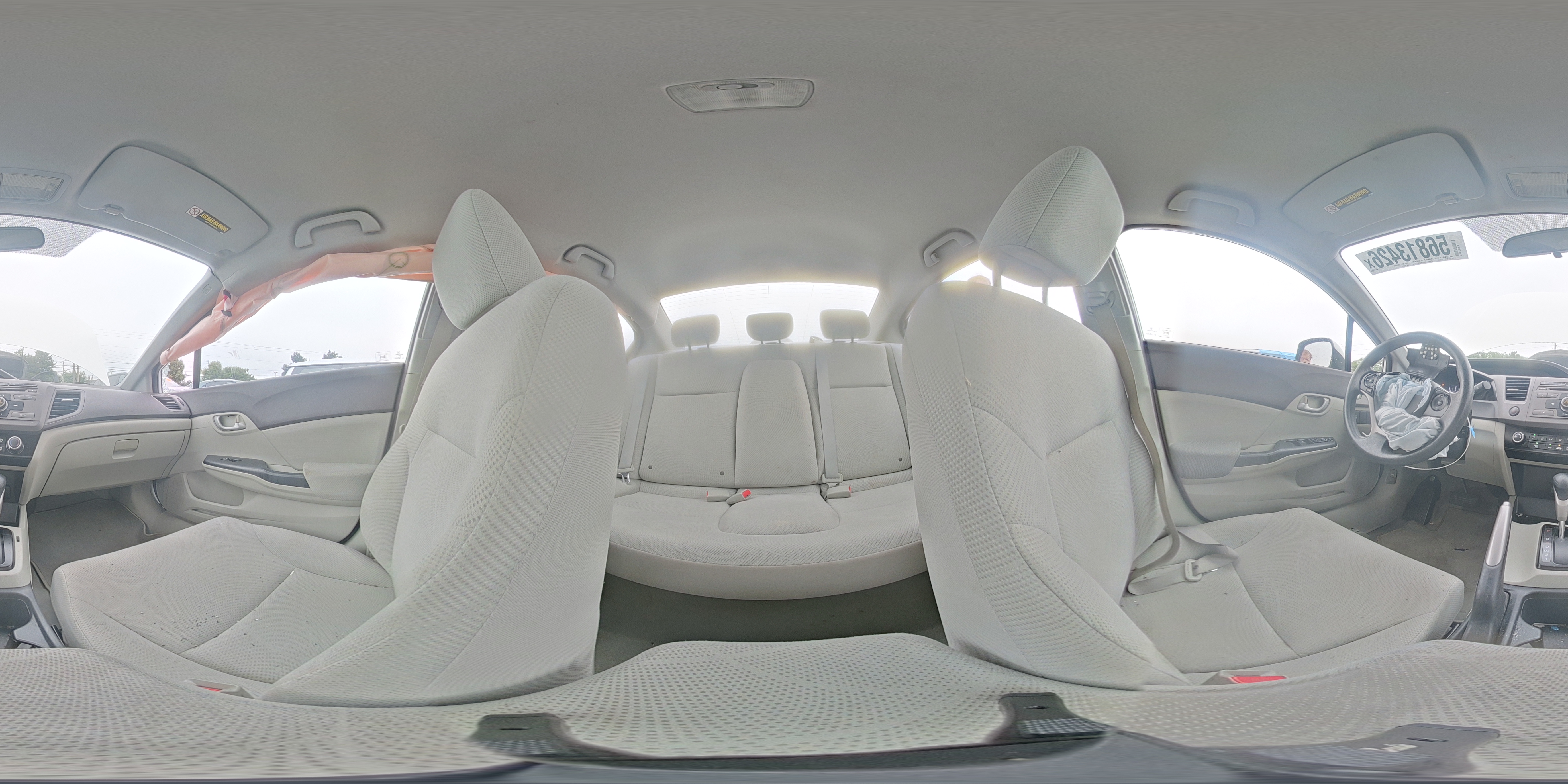 2012 Honda Civic Hf White vin: 2HGFB2F62CH550314