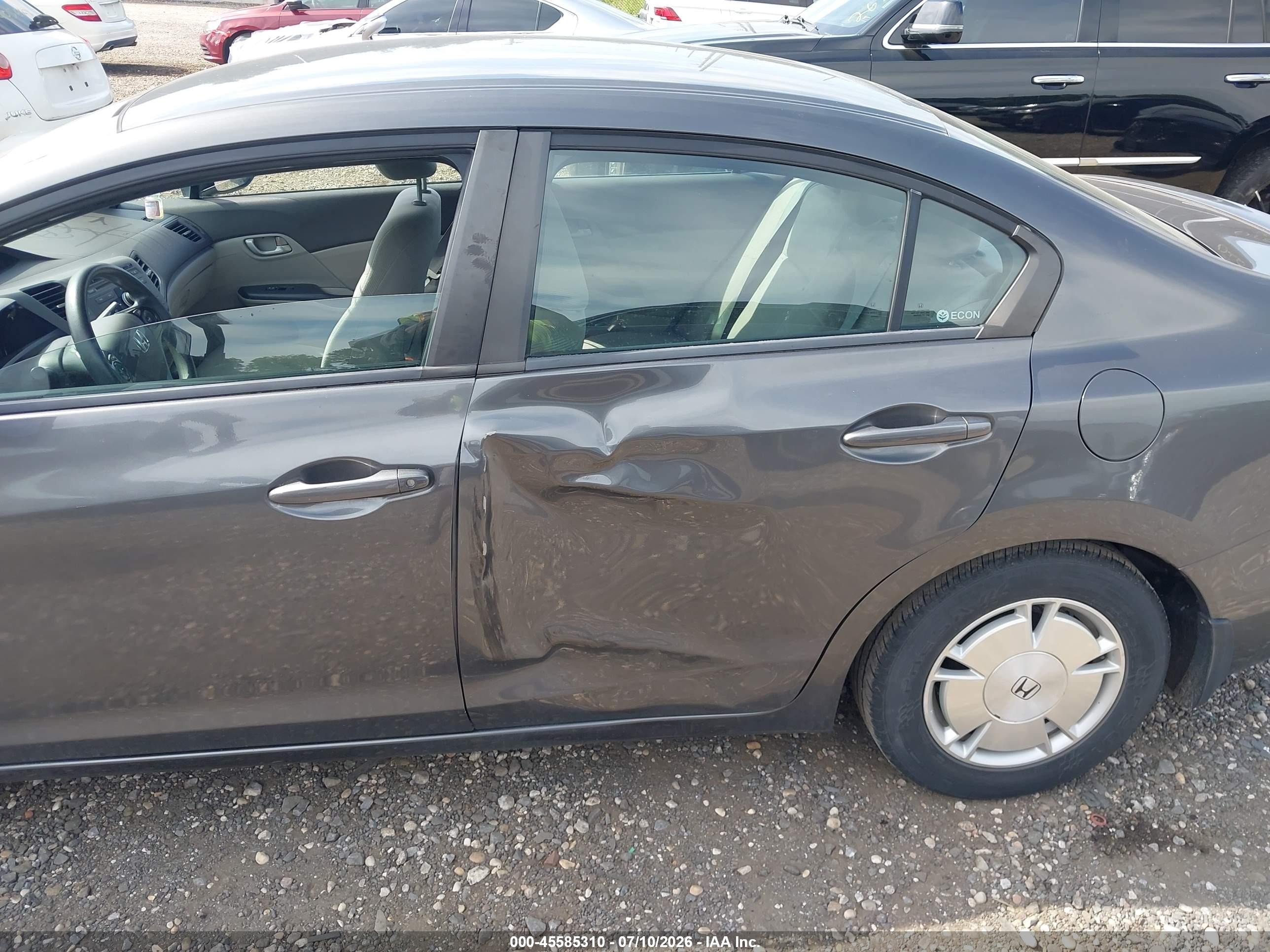 2012 Honda Civic Hf Gray vin: 2HGFB2F63CH518889