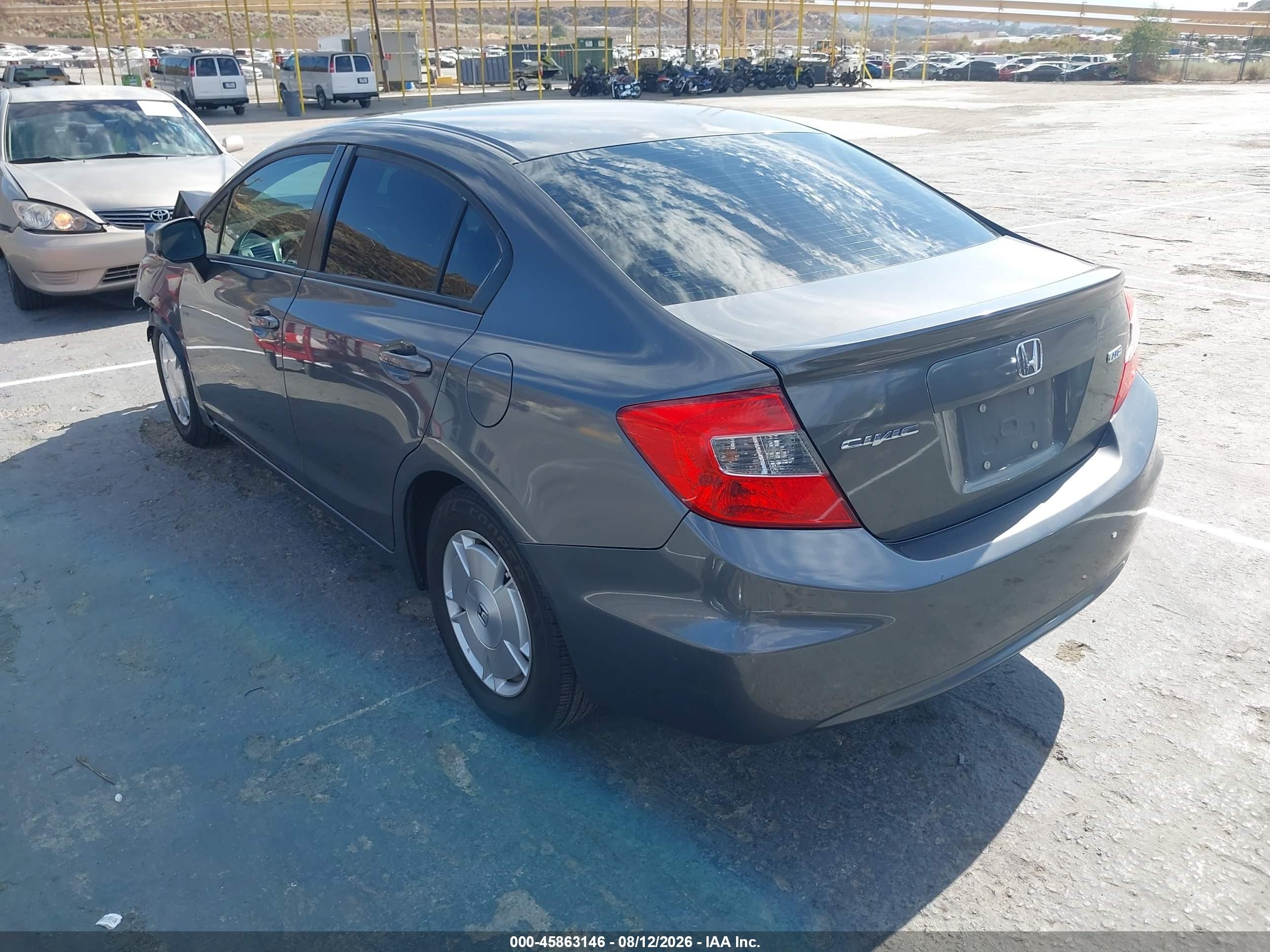 2012 Honda Civic Hf Gray vin: 2HGFB2F63CH535627