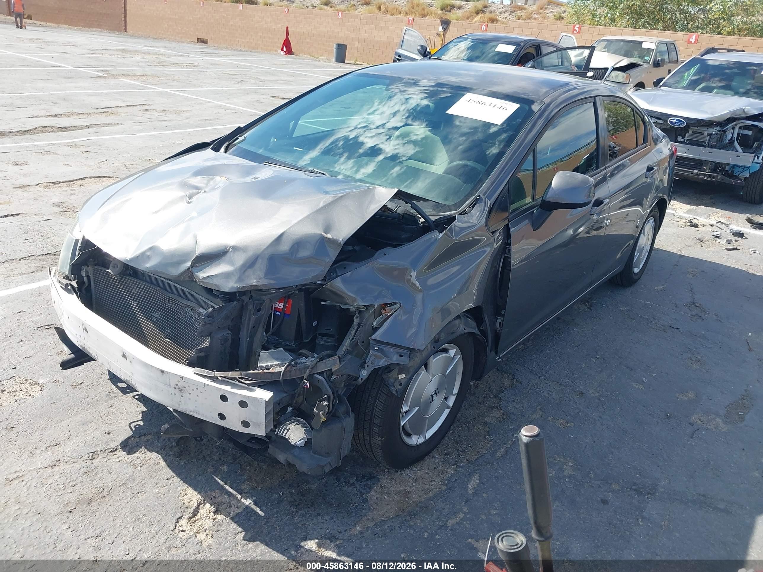 2012 Honda Civic Hf Gray vin: 2HGFB2F63CH535627
