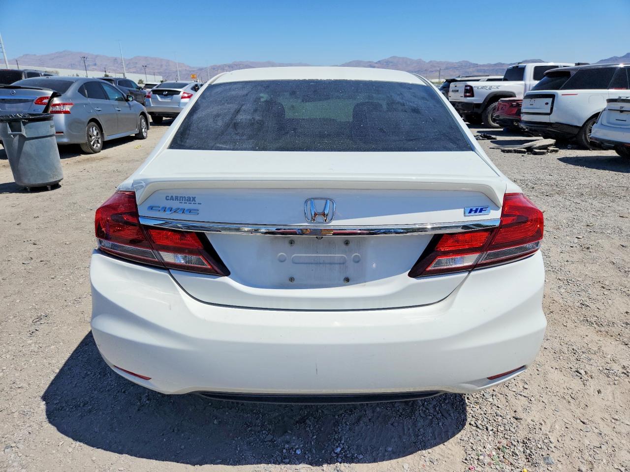 2013 Honda Civic Hf White vin: 2HGFB2F63DH543177