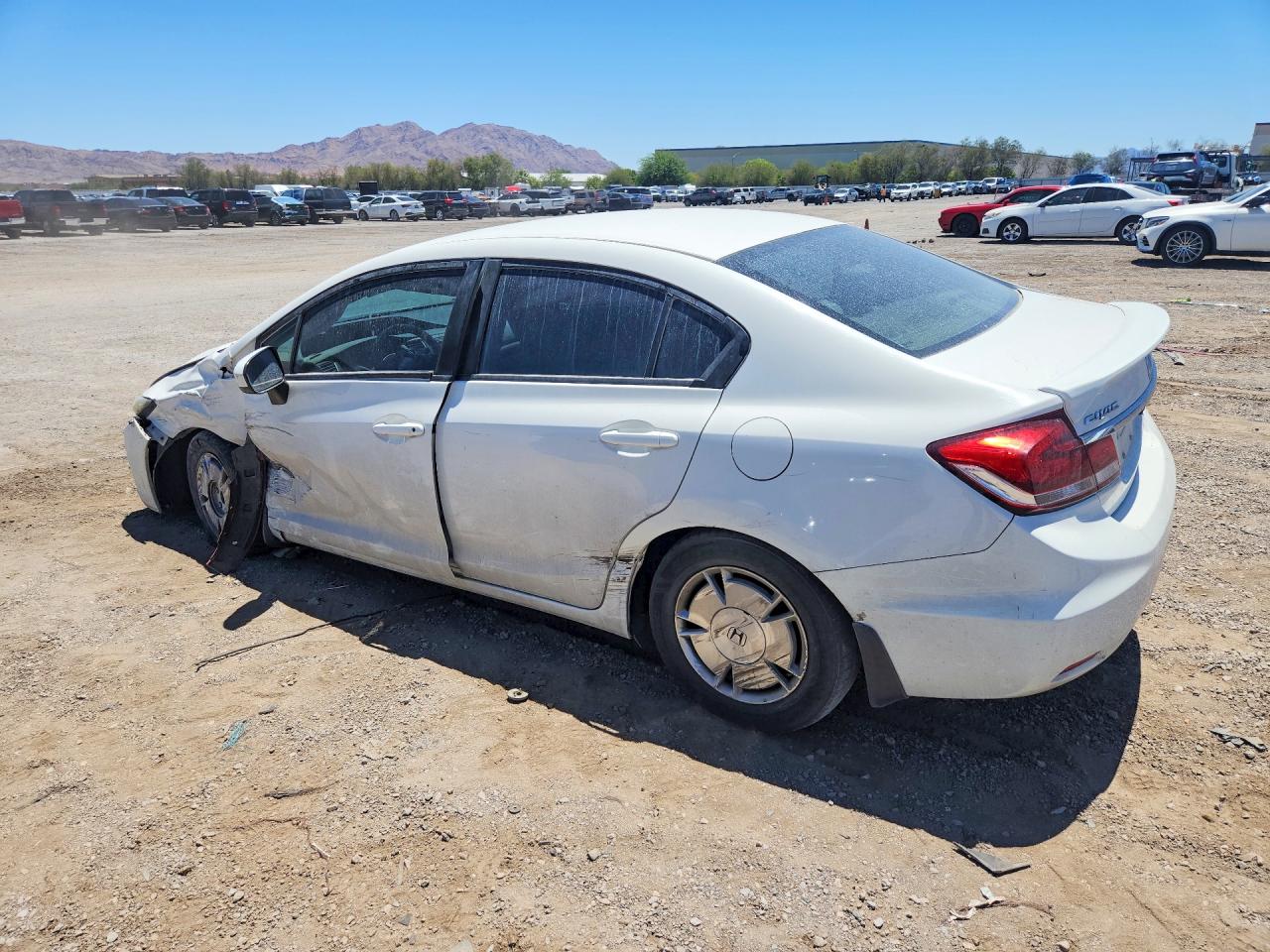 2014 Honda Civic Hf White vin: 2HGFB2F64EH556151