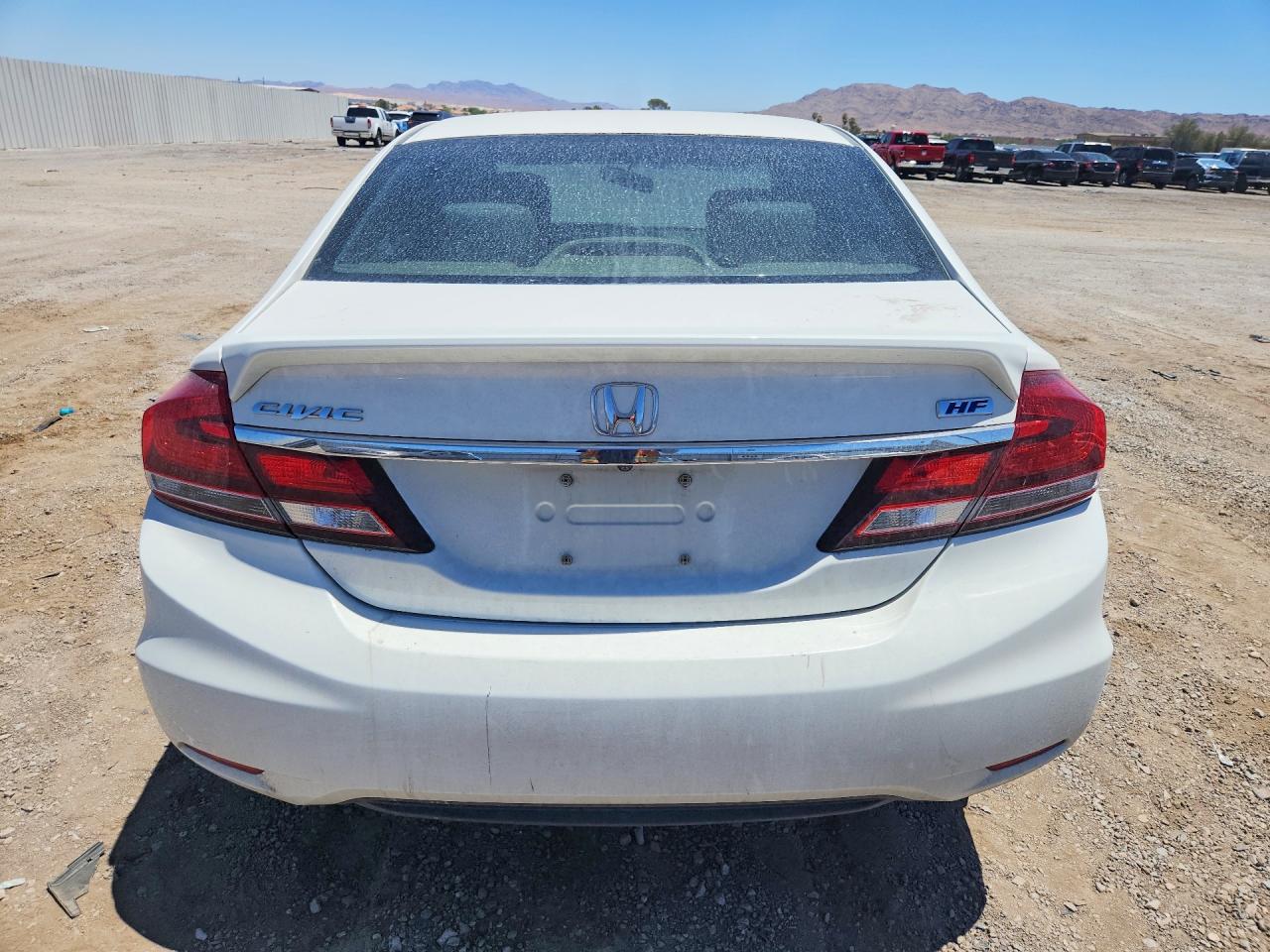2014 Honda Civic Hf White vin: 2HGFB2F64EH556151