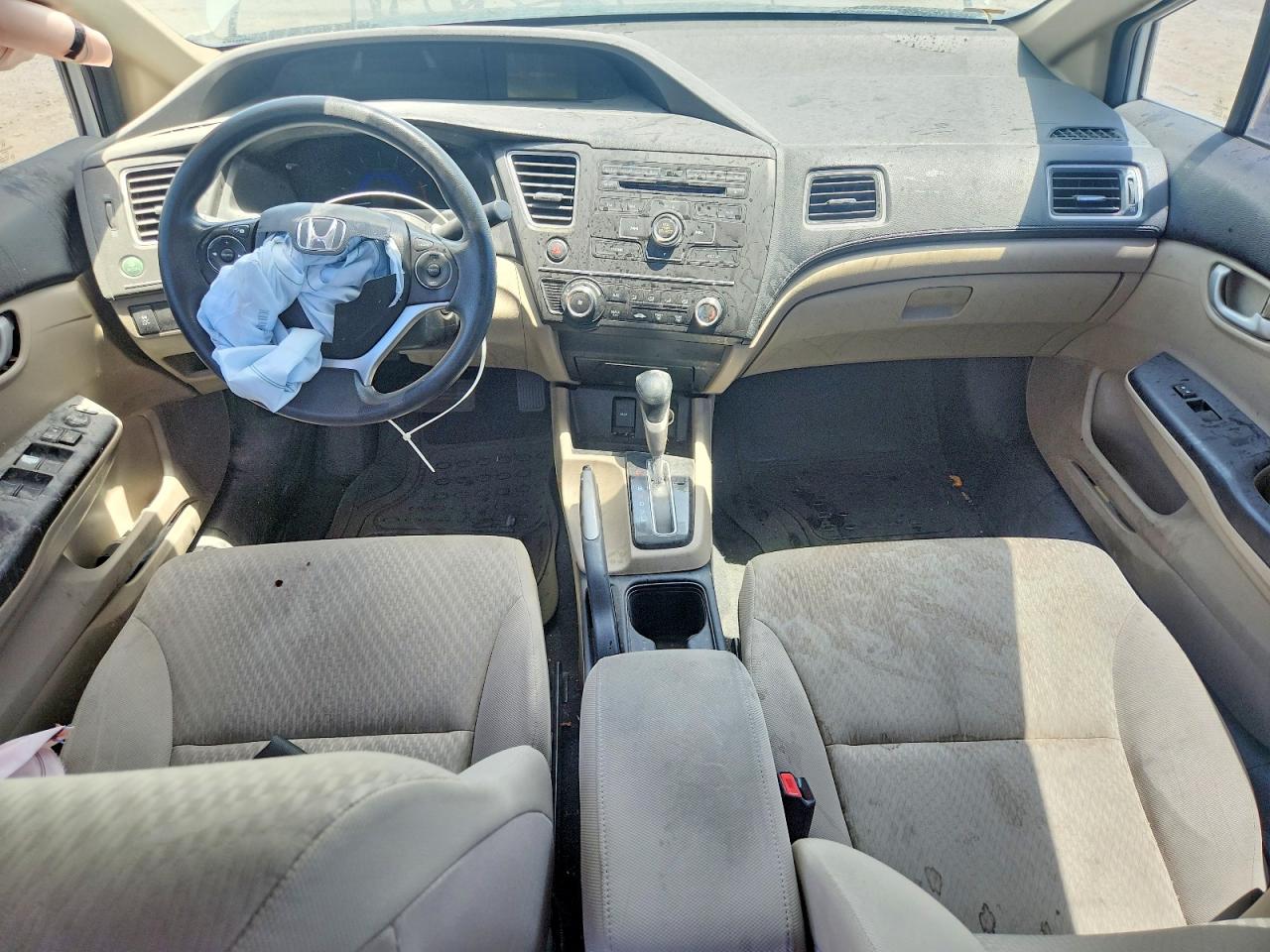 2014 Honda Civic Hf White vin: 2HGFB2F64EH556151