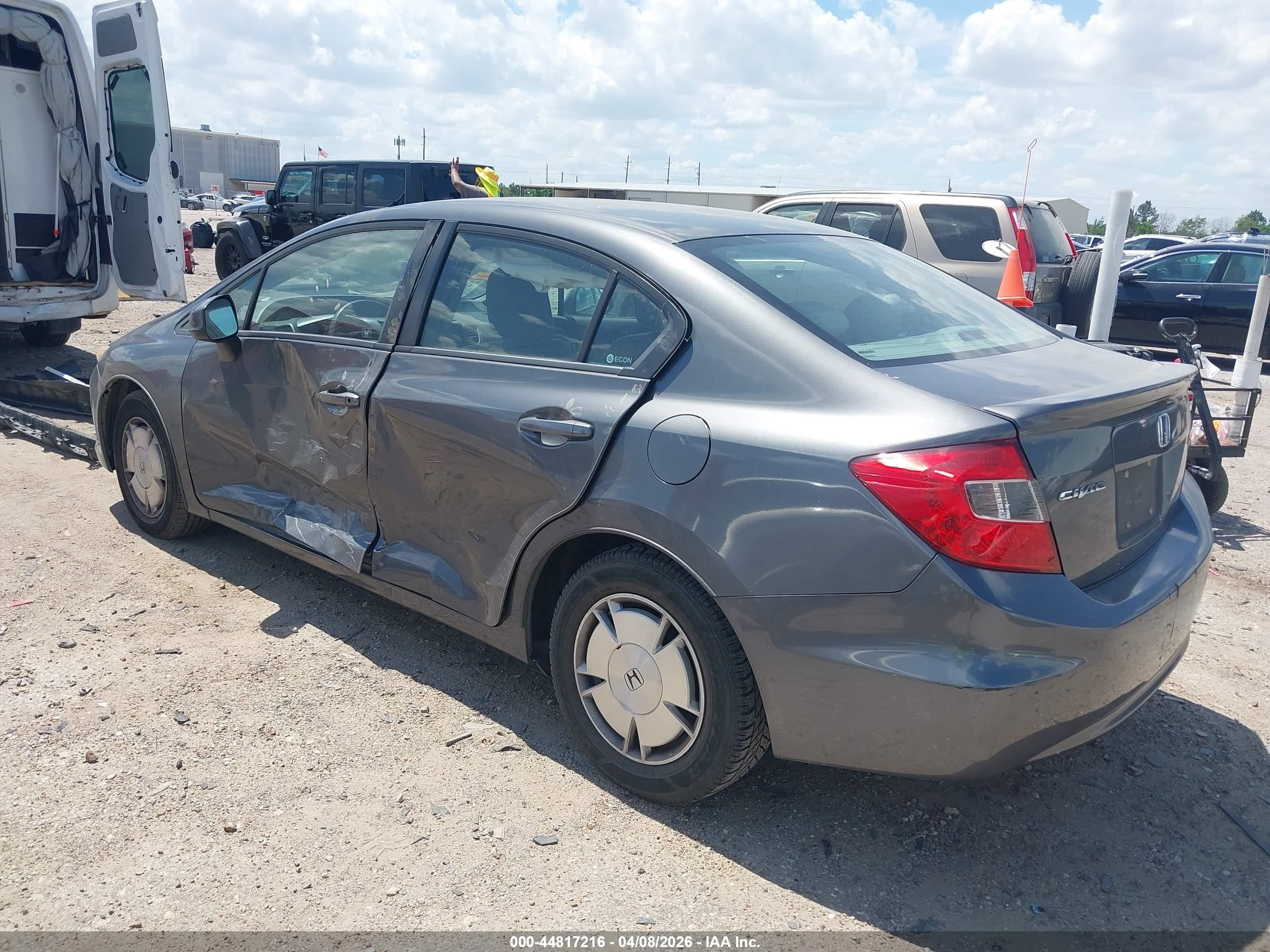 2012 Honda Civic Hf Серый vin: 2HGFB2F65CH531501