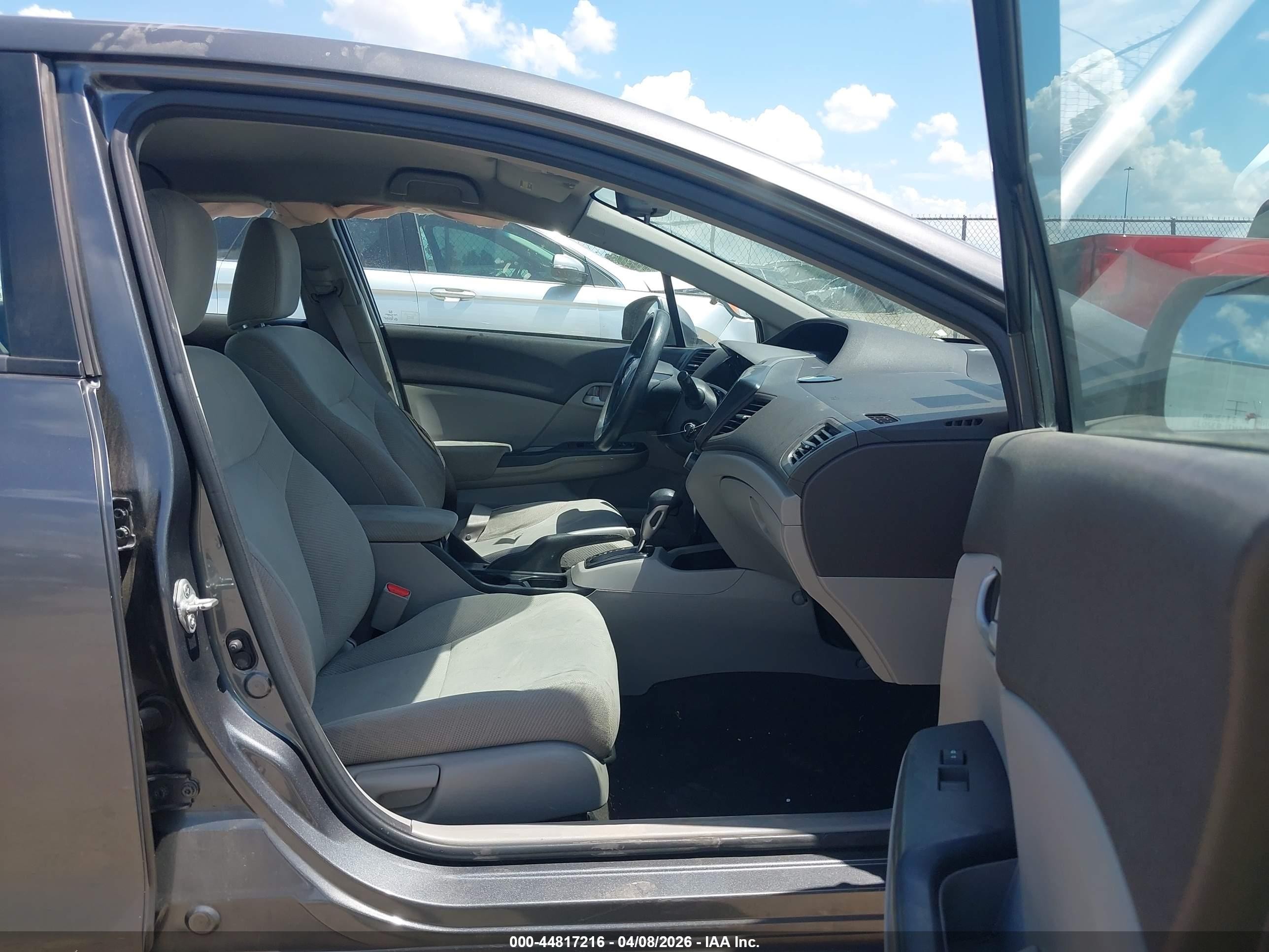 2012 Honda Civic Hf Серый vin: 2HGFB2F65CH531501