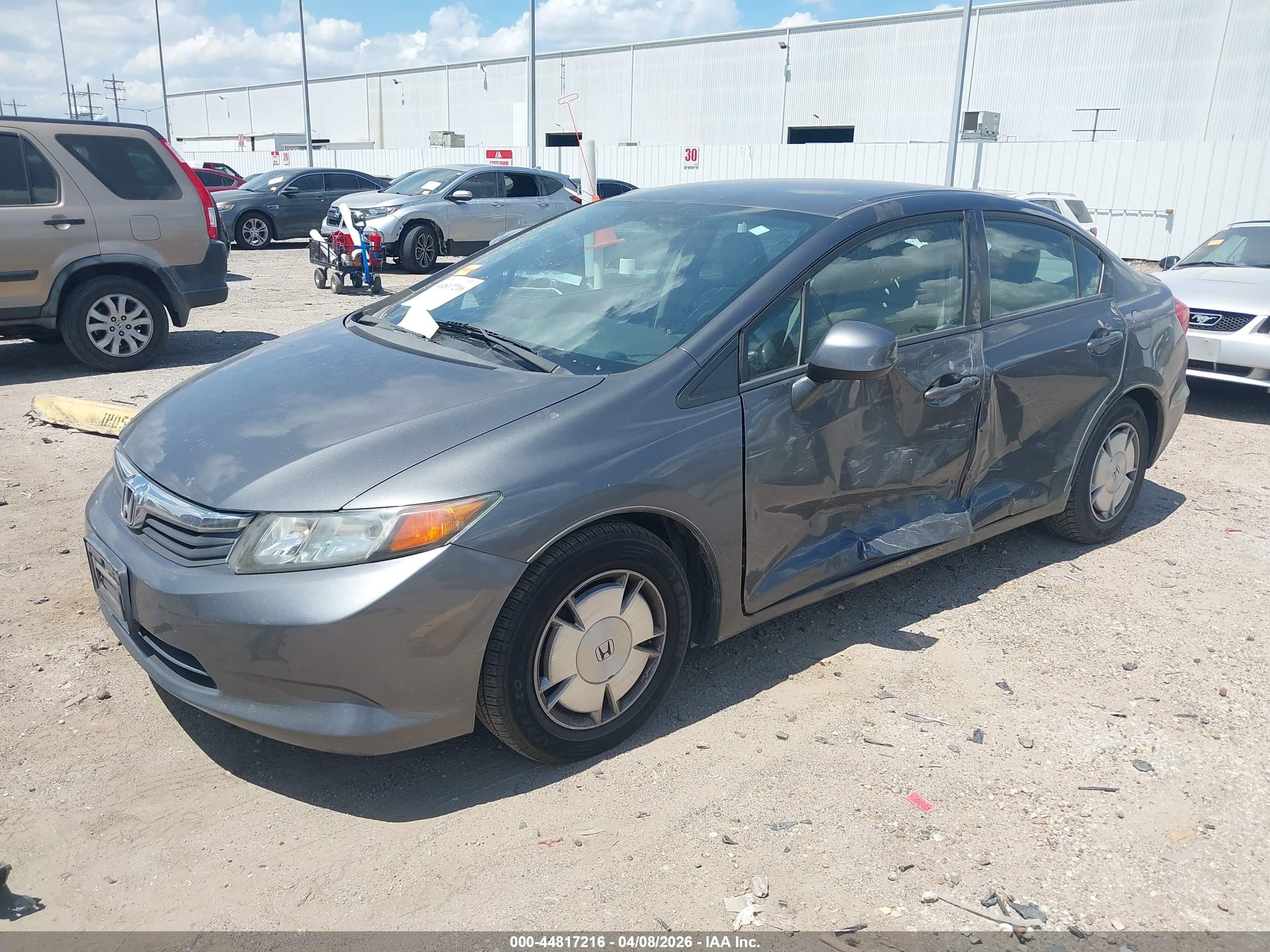 2012 Honda Civic Hf Серый vin: 2HGFB2F65CH531501