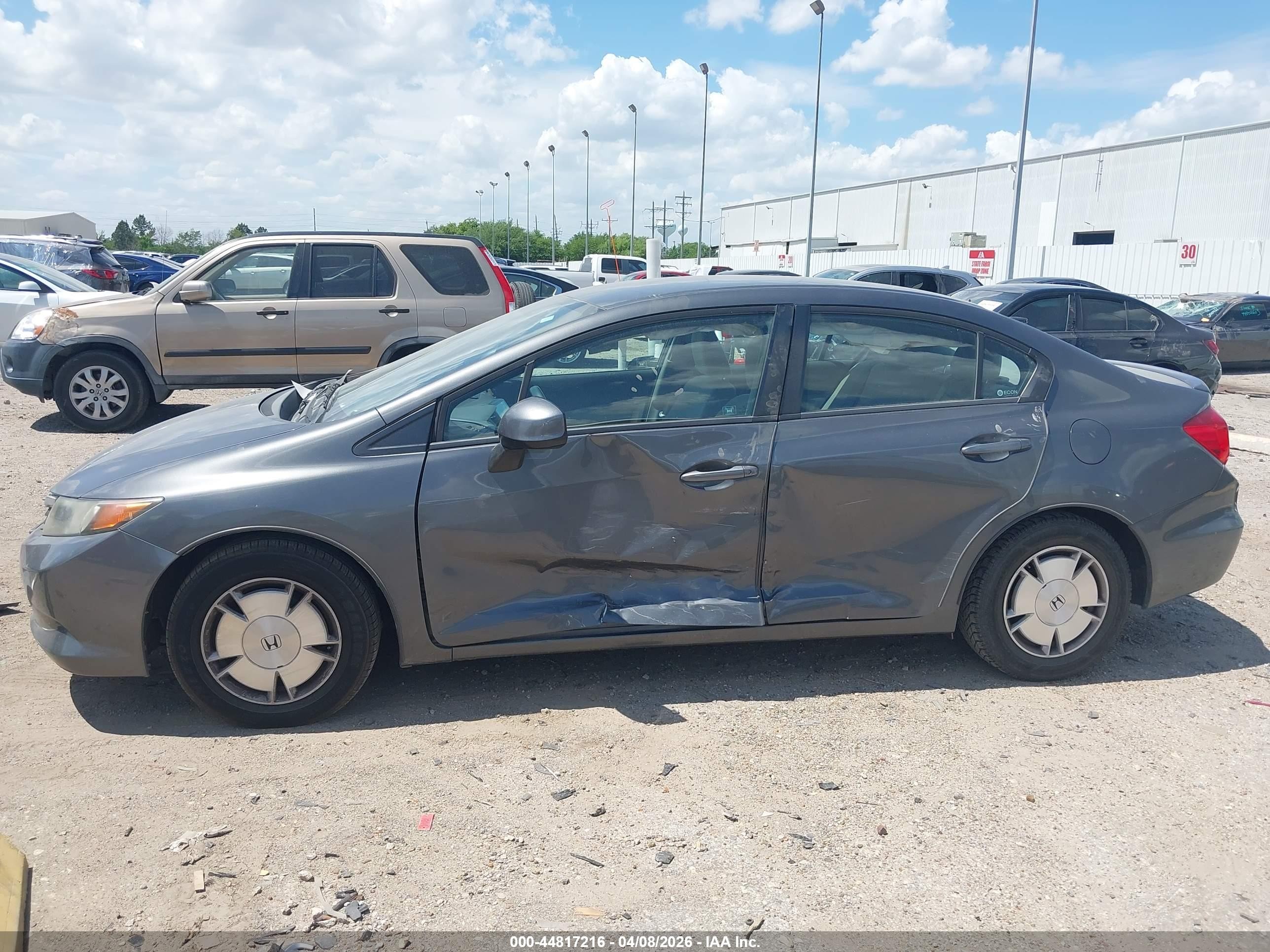 2012 Honda Civic Hf Серый vin: 2HGFB2F65CH531501