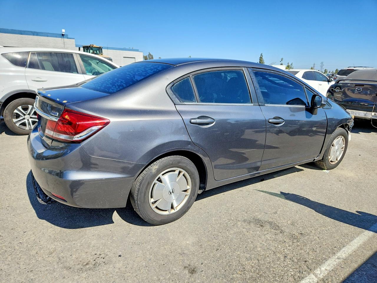 2013 Honda Civic Hf Silver vin: 2HGFB2F65DH532441