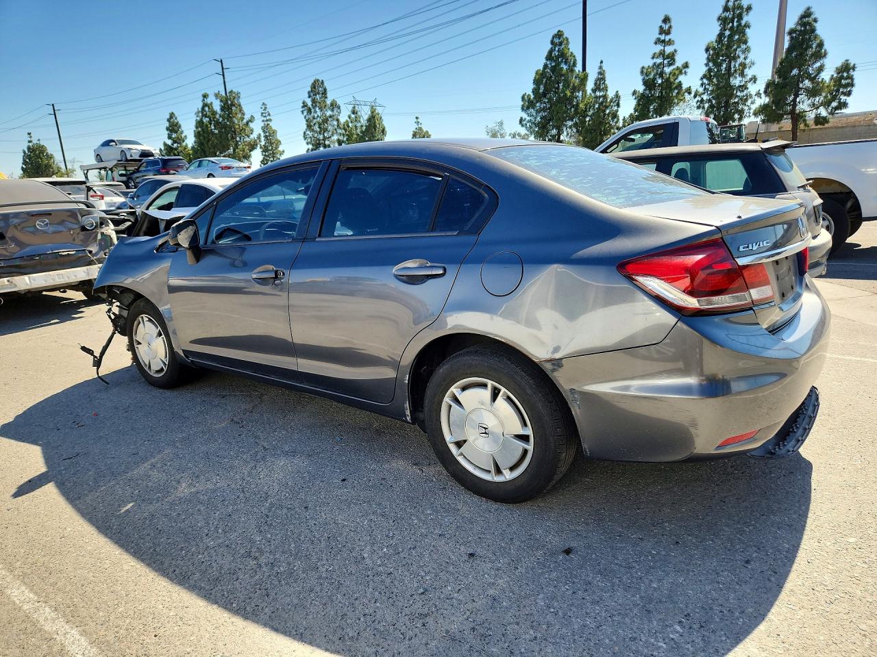 2013 Honda Civic Hf Silver vin: 2HGFB2F65DH532441
