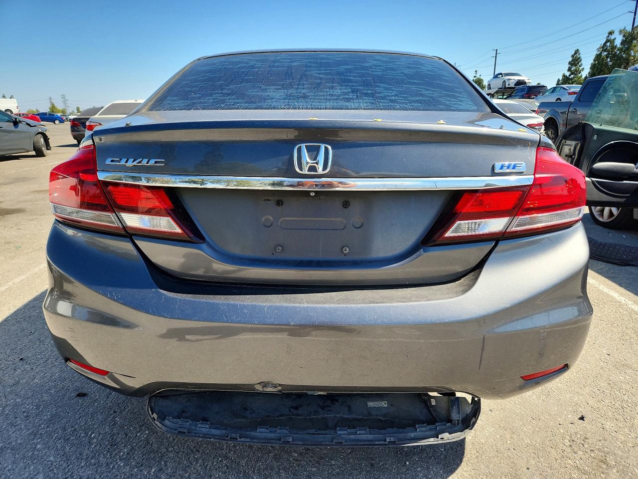 2013 Honda Civic Hf Silver vin: 2HGFB2F65DH532441