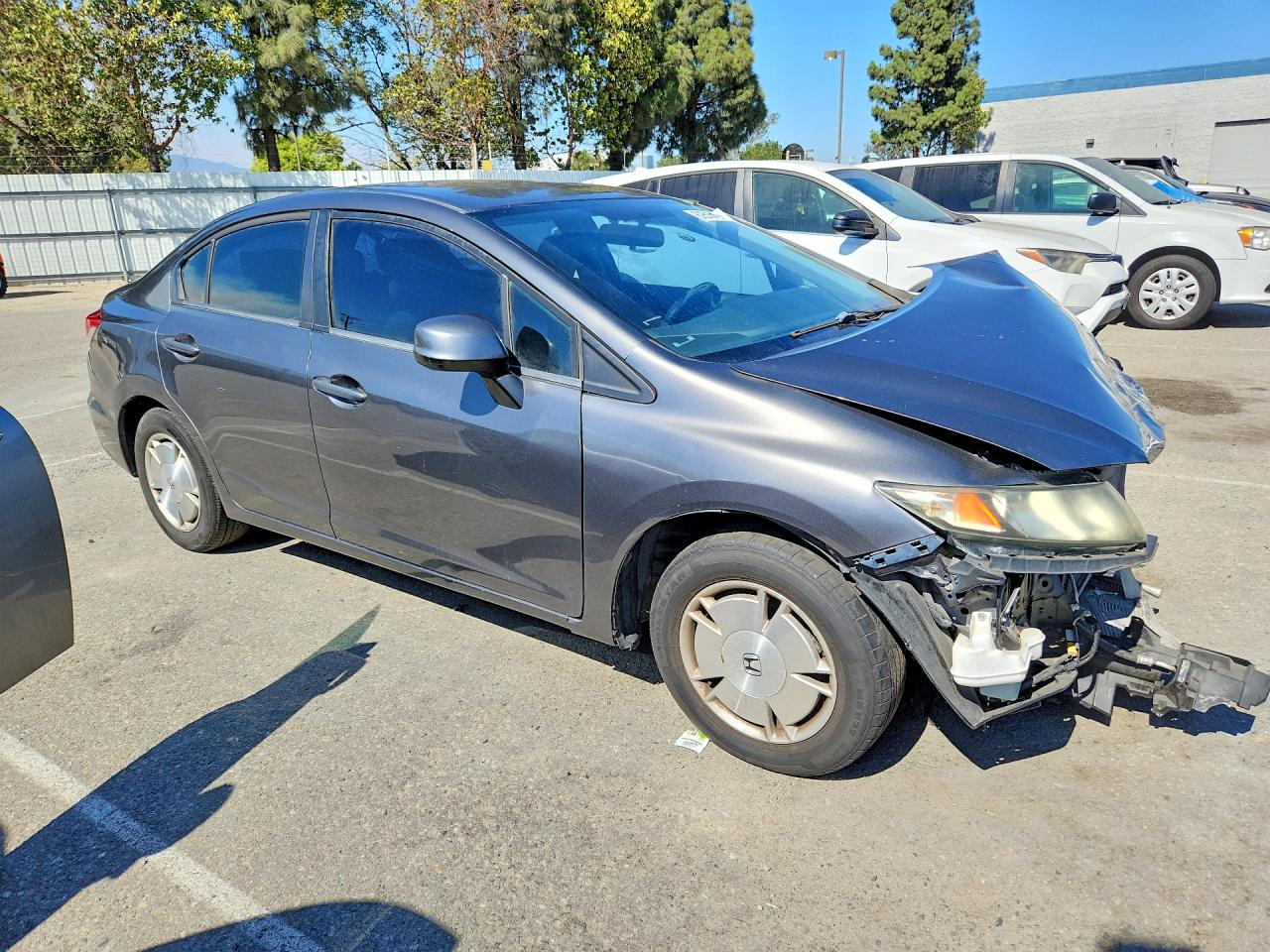 2013 Honda Civic Hf Silver vin: 2HGFB2F65DH532441