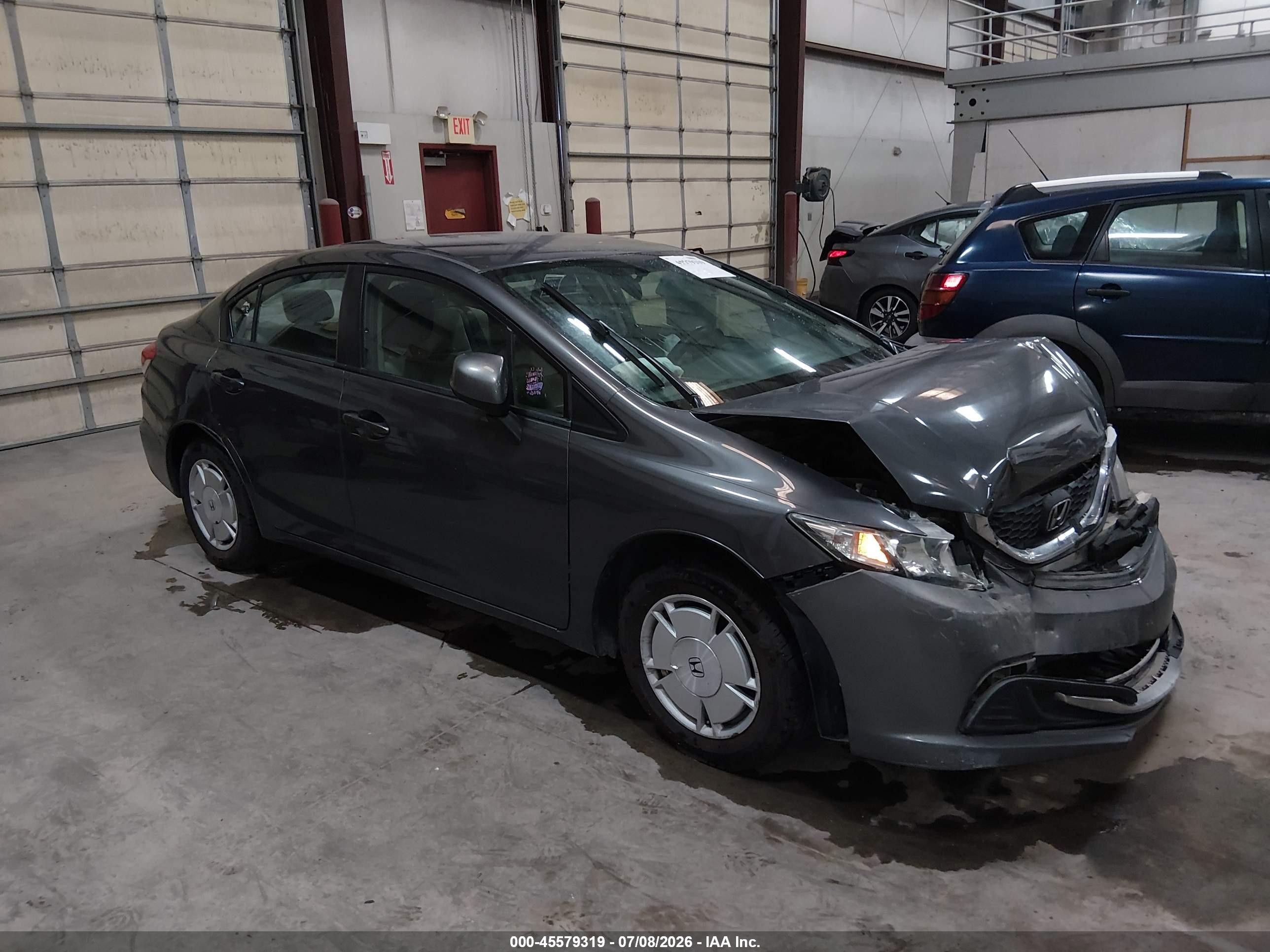 2013 Honda Civic Hf Gray vin: 2HGFB2F65DH542399