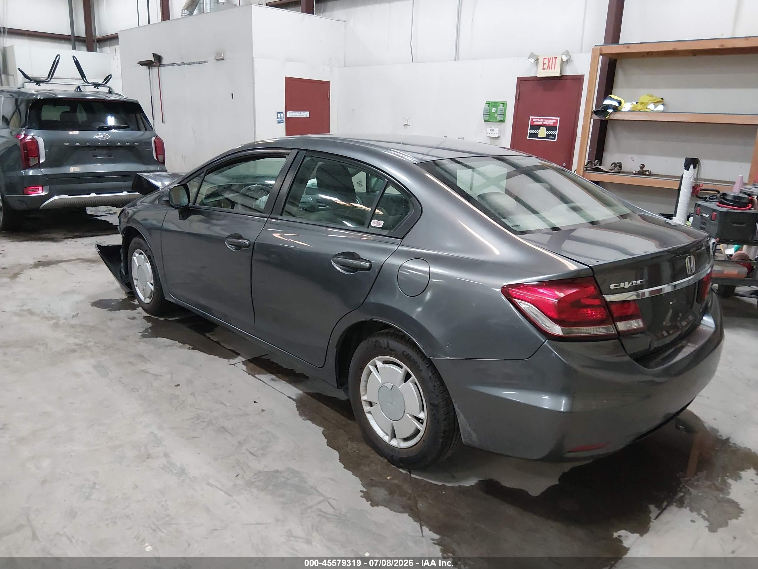 2013 Honda Civic Hf Gray vin: 2HGFB2F65DH542399