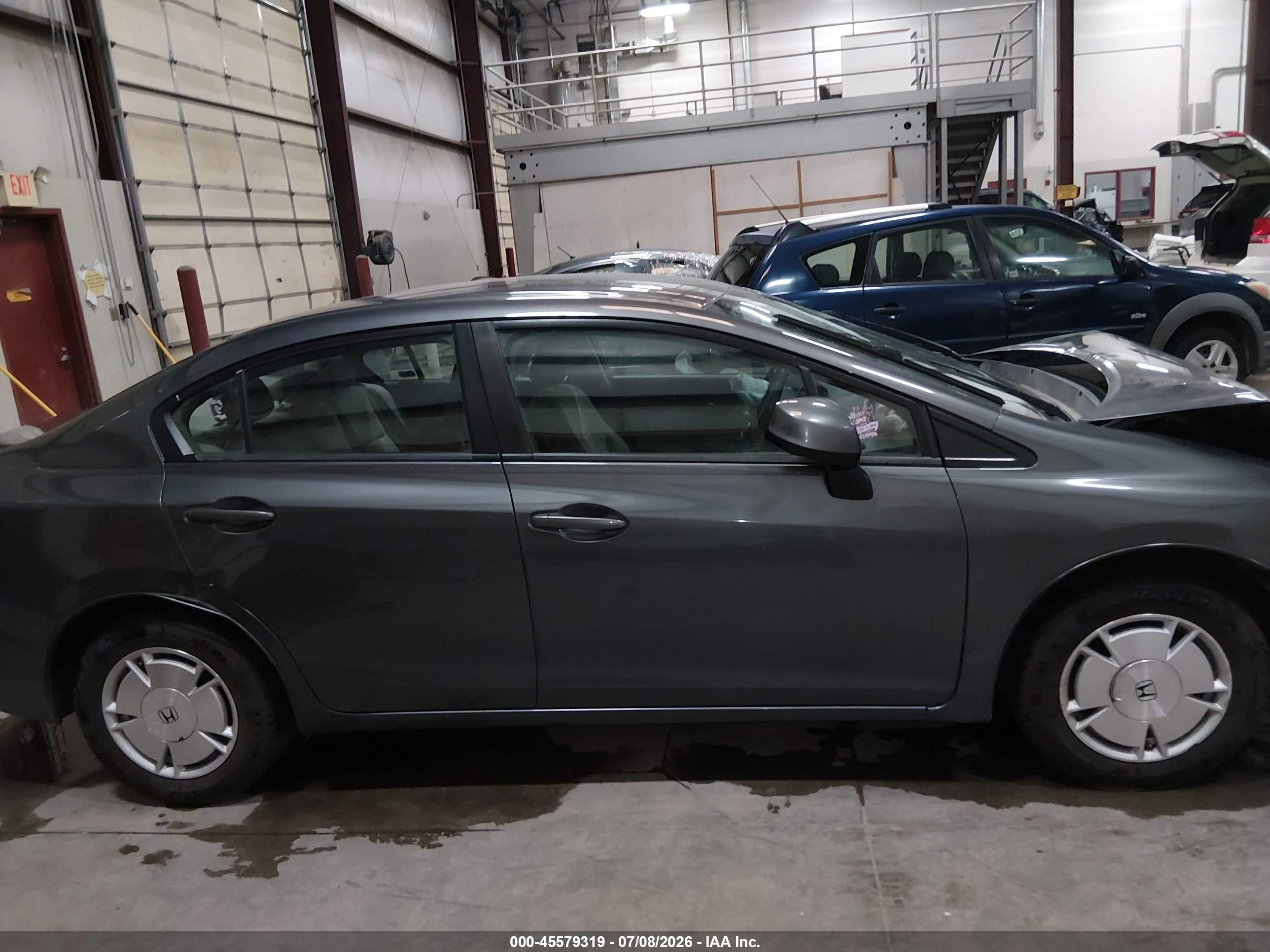 2013 Honda Civic Hf Gray vin: 2HGFB2F65DH542399