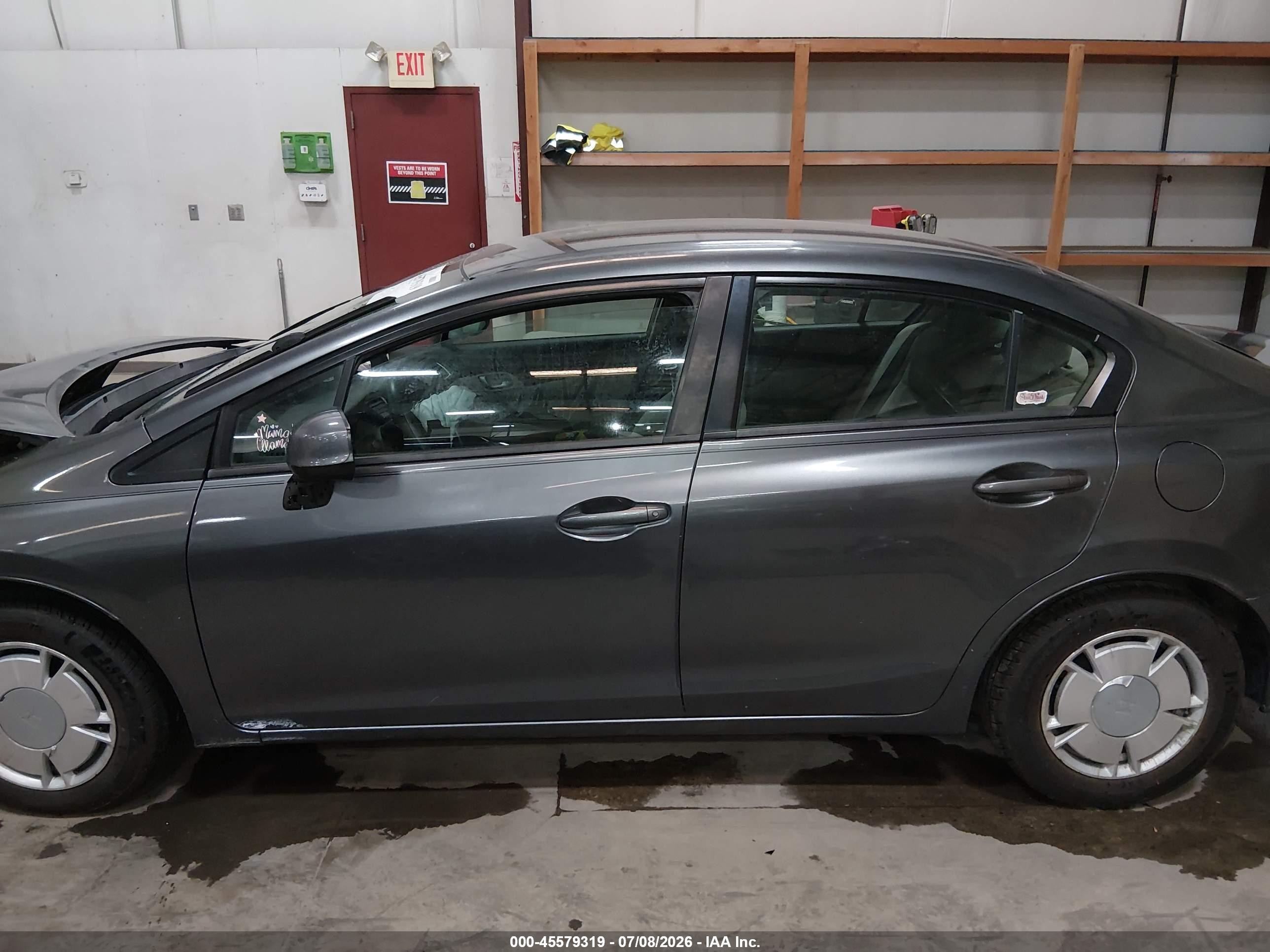 2013 Honda Civic Hf Gray vin: 2HGFB2F65DH542399