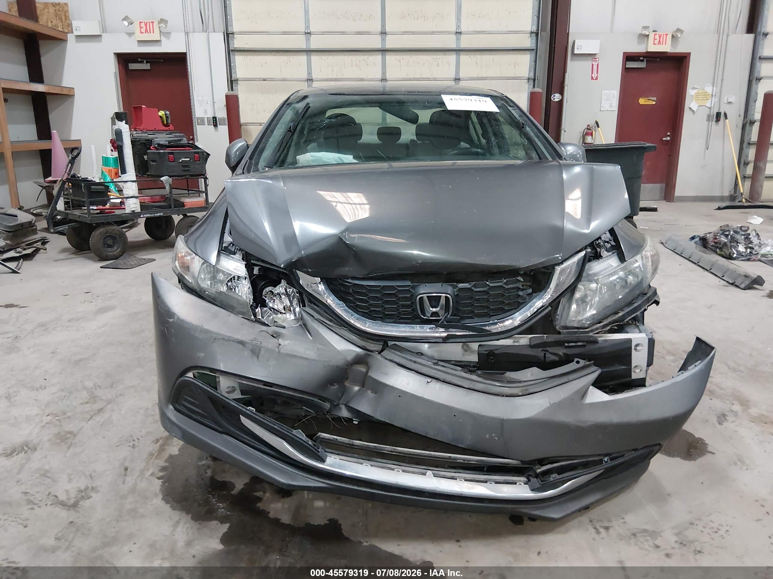 2013 Honda Civic Hf Gray vin: 2HGFB2F65DH542399