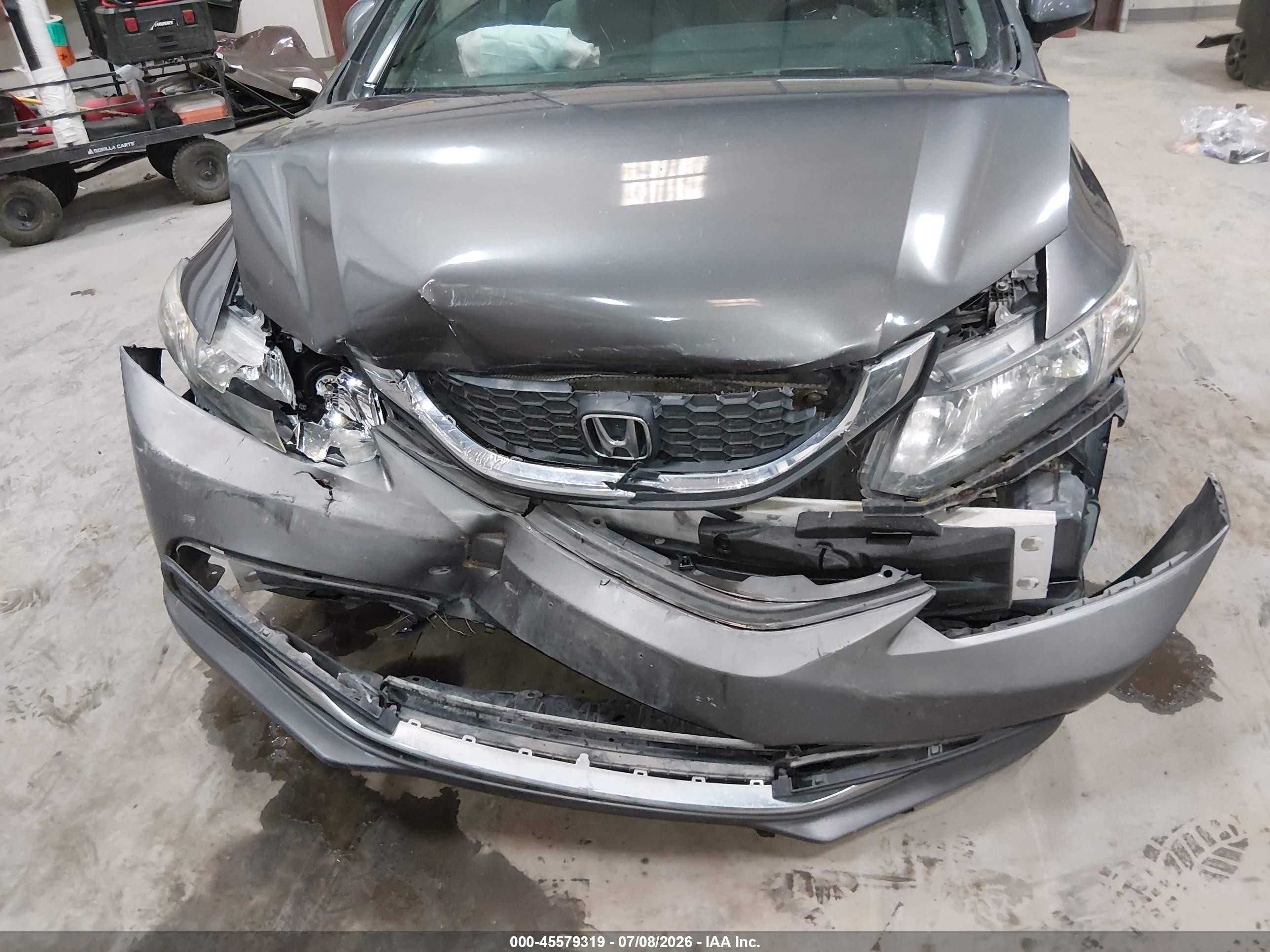 2013 Honda Civic Hf Gray vin: 2HGFB2F65DH542399