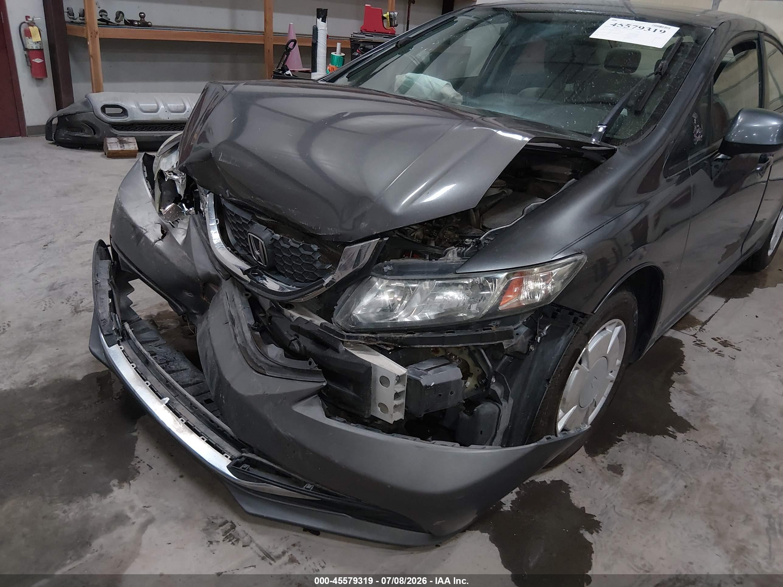2013 Honda Civic Hf Gray vin: 2HGFB2F65DH542399