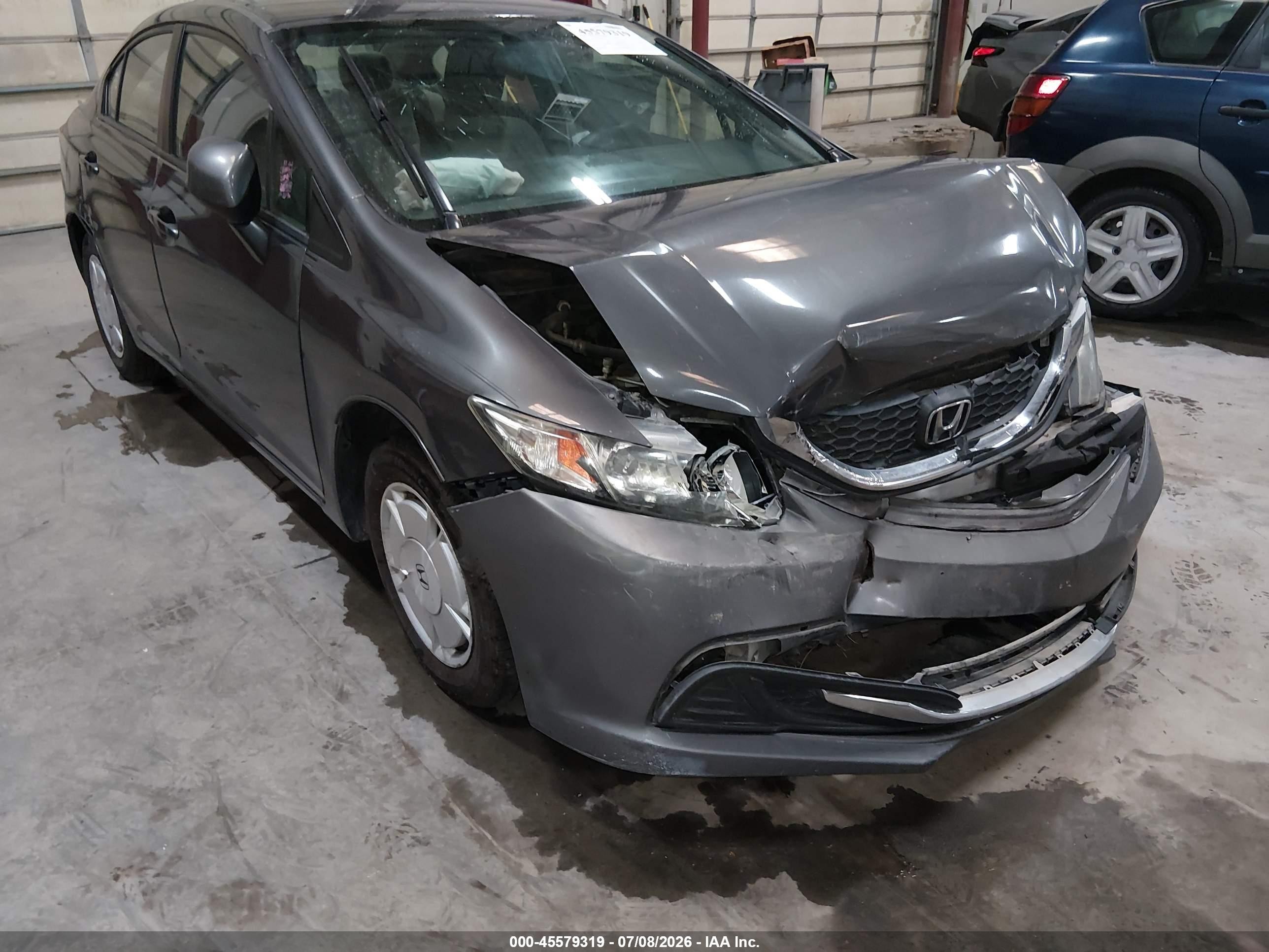 2013 Honda Civic Hf Gray vin: 2HGFB2F65DH542399
