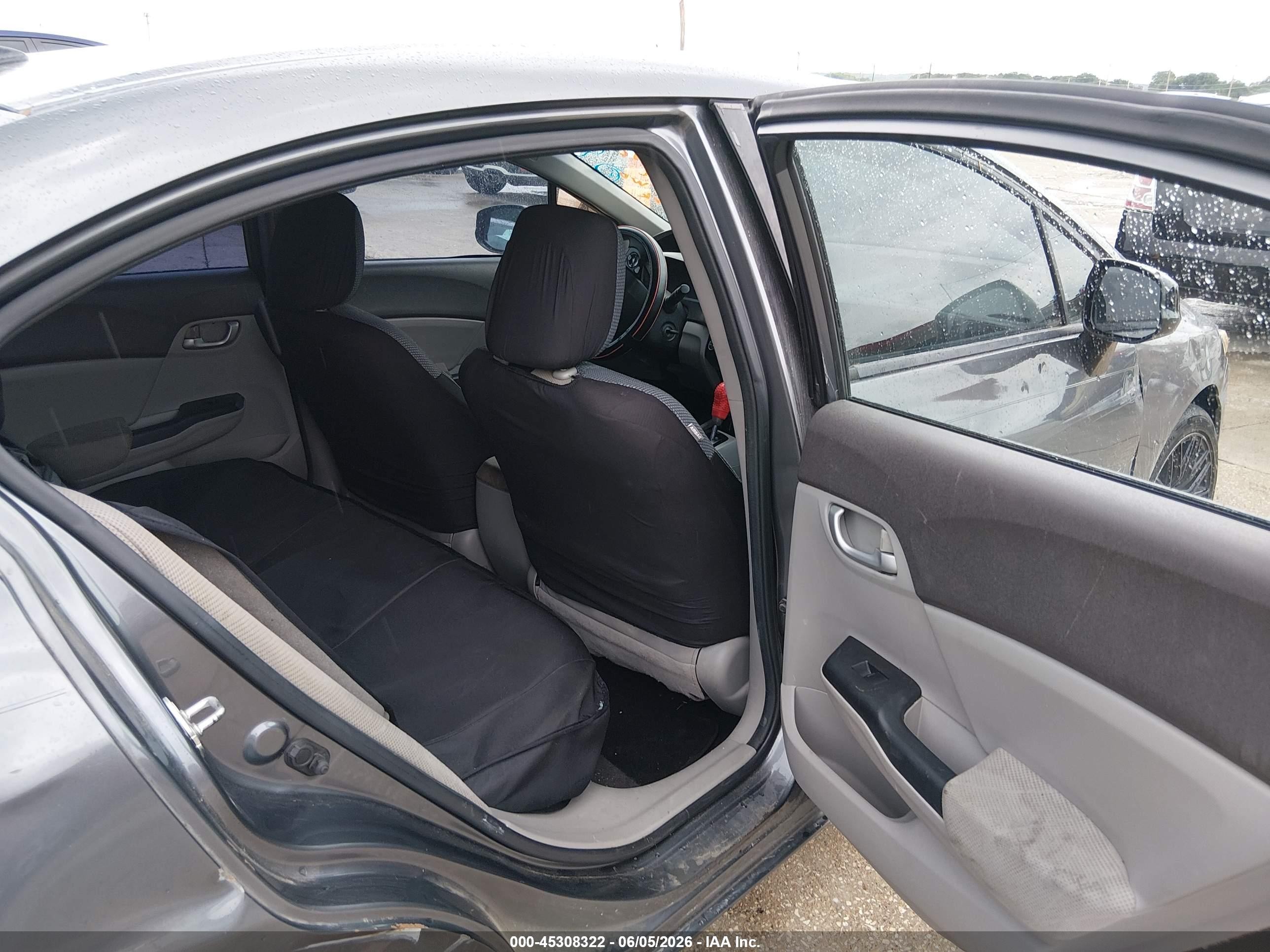 2012 Honda Civic Hf Серый vin: 2HGFB2F66CH317696