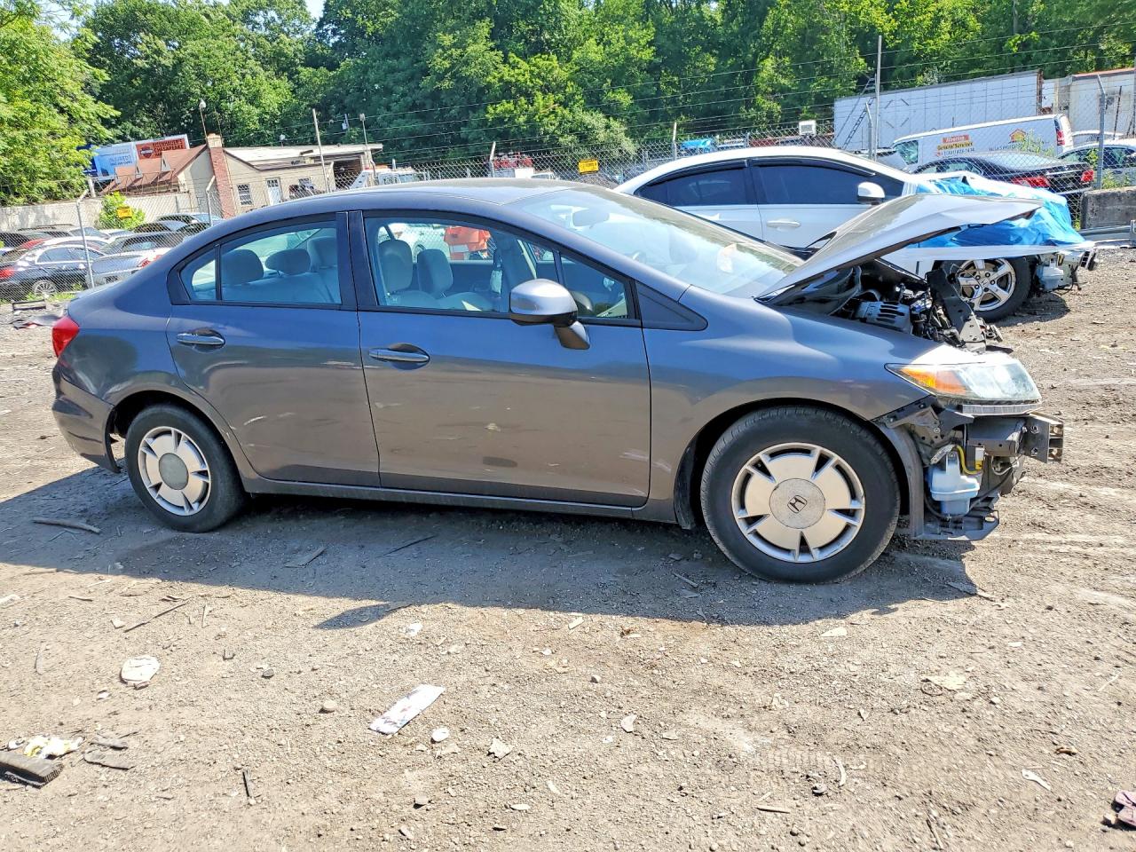 2012 Honda Civic Hf Gray vin: 2HGFB2F66CH550476