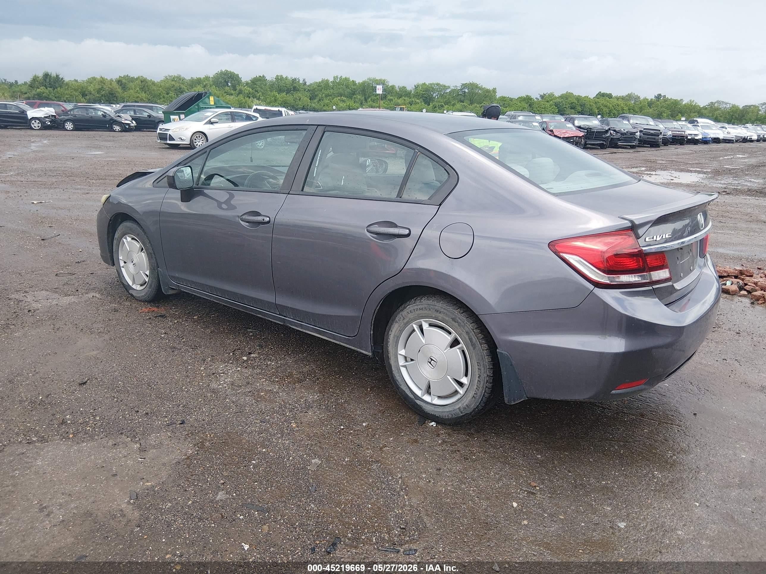 2014 Honda Civic Hf Gray vin: 2HGFB2F66EH541568