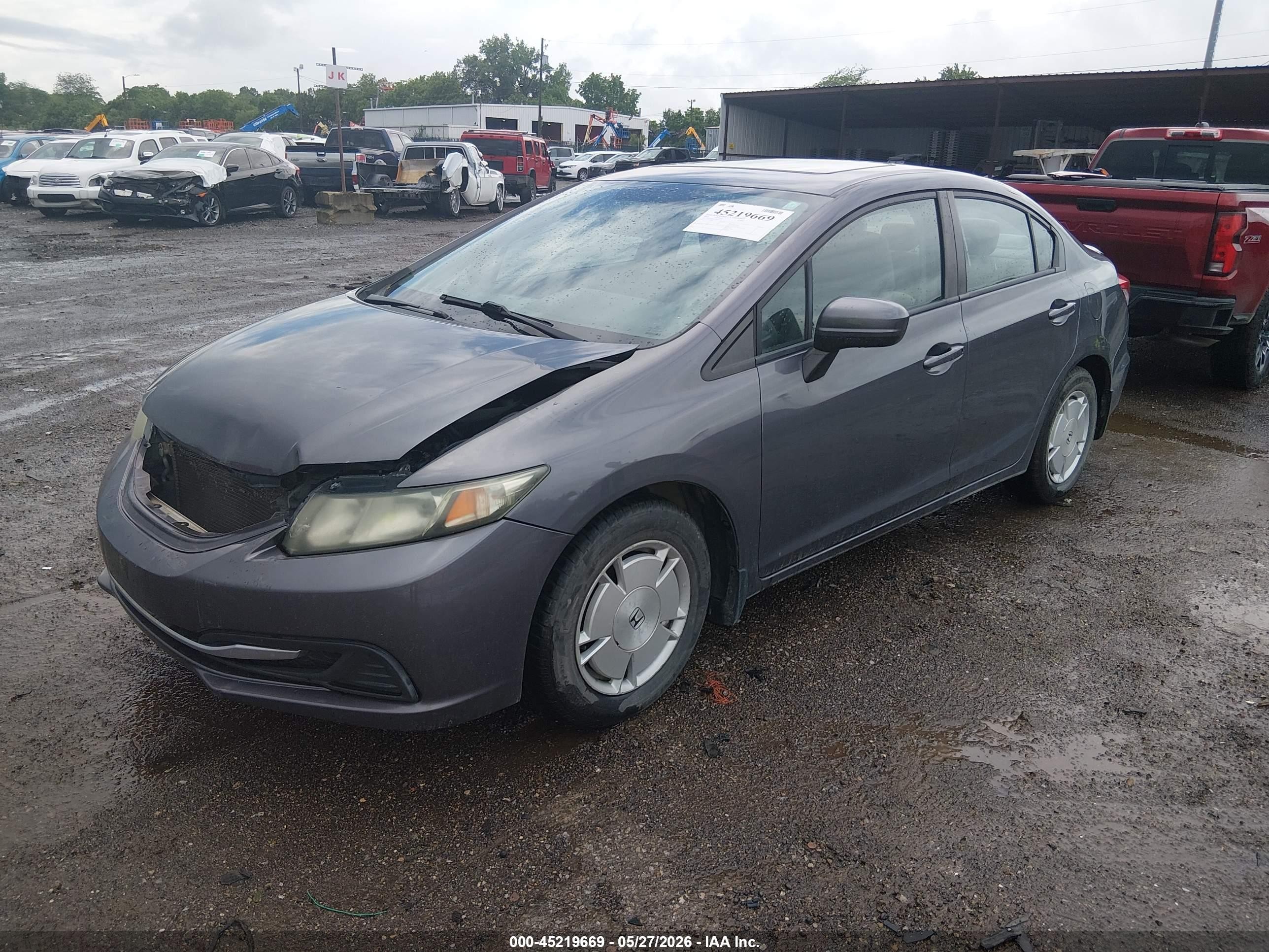 2014 Honda Civic Hf Gray vin: 2HGFB2F66EH541568